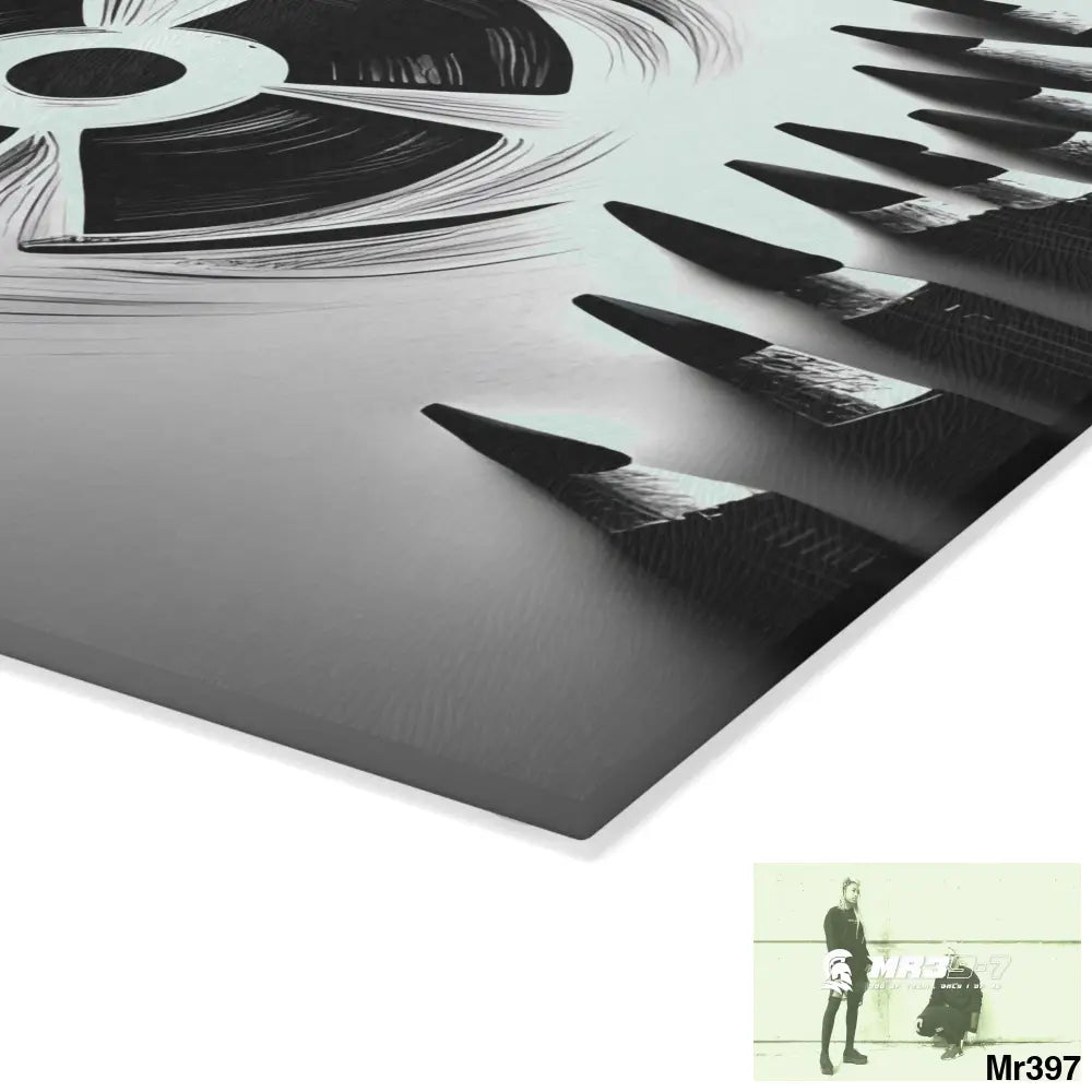 2 second Blast from the past South Sinai Glass Cutting Board Home Decor