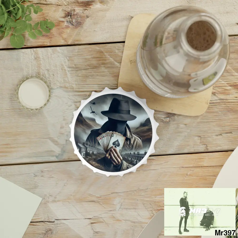 2010 2012 Vigilante Gwynedd no 3 Magnetic Bottle Opener One size / White Accessories