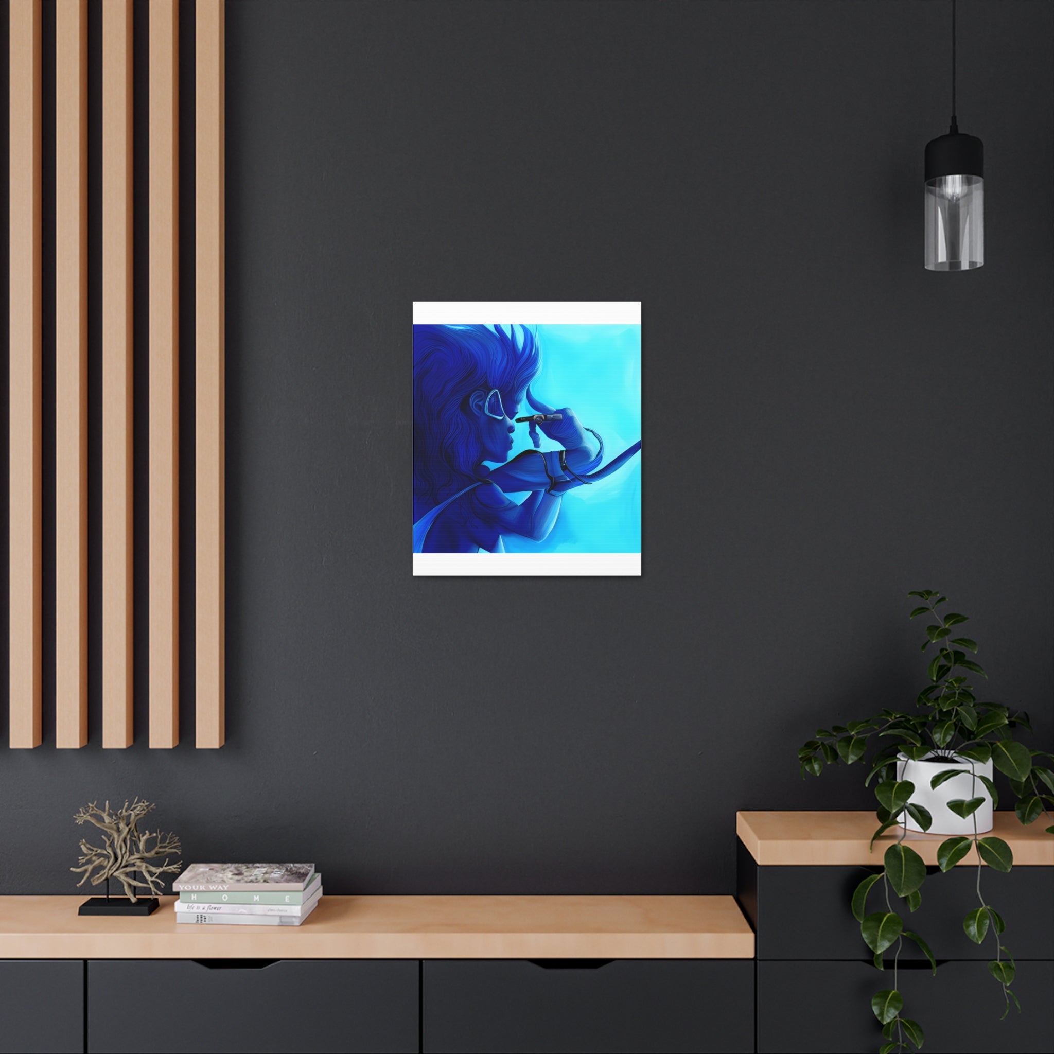 Canvas Gallery Wraps AI•Scuba Dive 1P QEII & Country generated