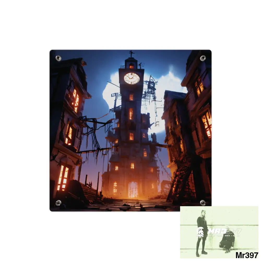 2628 days in the block no 1 Death Flat Covert Failures Ltd Edition no 22 Acrylic Wall Art Panels Home Decor