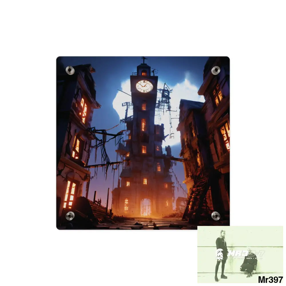 2628 days in the block no 1 Death Flat Covert Failures Ltd Edition no 22 Acrylic Wall Art Panels Home Decor