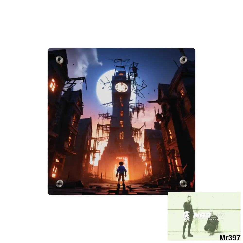 2628 days in the block no 2 Death Flat Covert Failures Ltd Edition no 22 Acrylic Wall Art Panels Home Decor