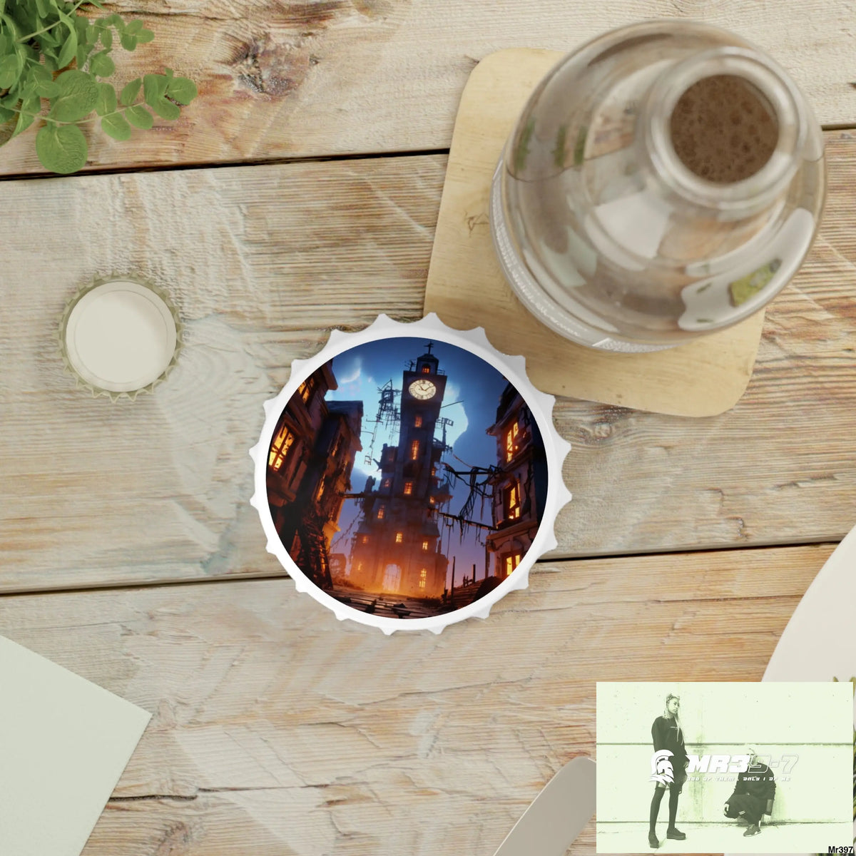2628 DAYS IN THE BLOCK NO 2 DEATH FLAT 2628 DAYS EDITION NO 22 Magnetic Bottle Opener One size / White Accessories