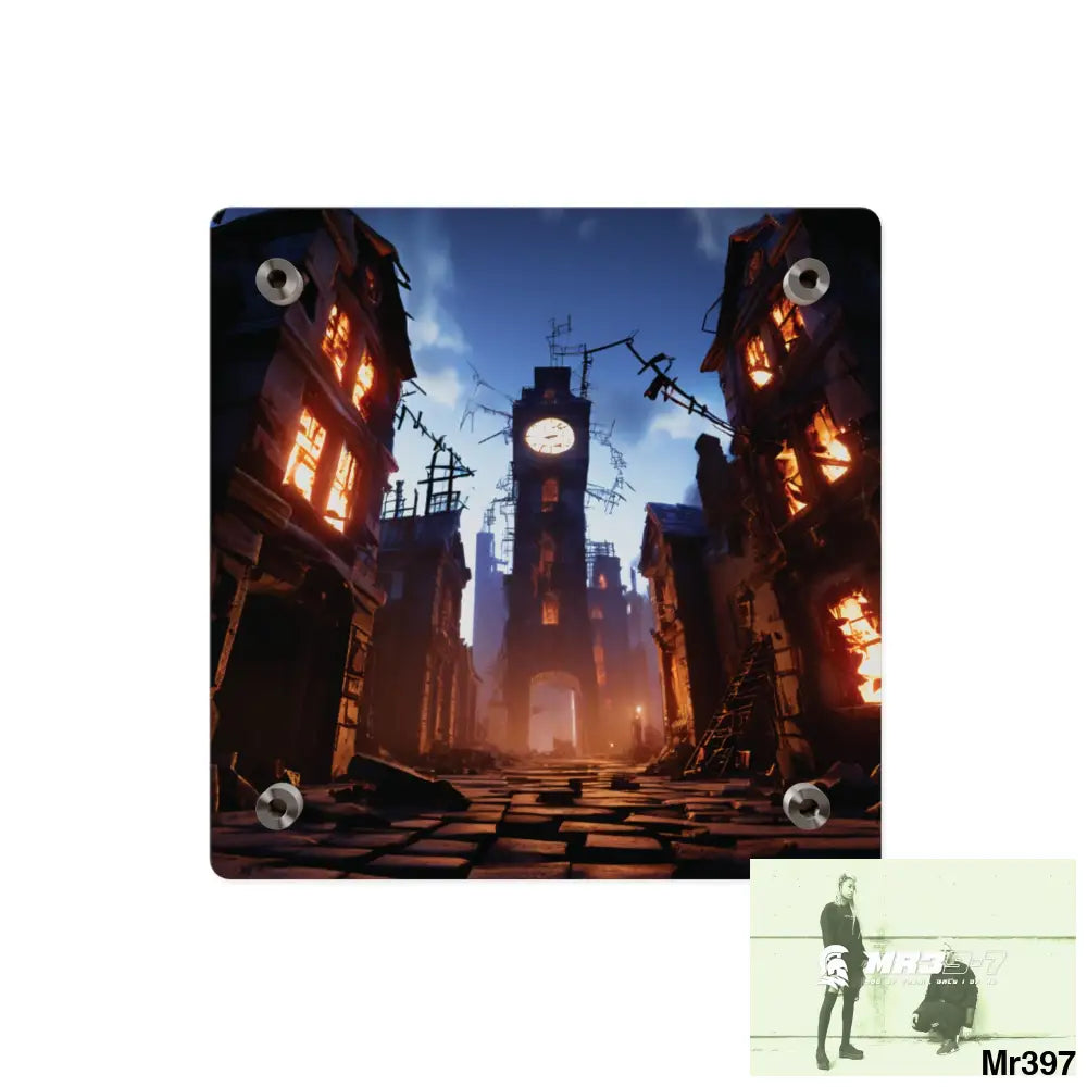 2628 days in the block no 3 Death Flat Covert Failures Ltd Edition no 22 Acrylic Wall Art Panels Home Decor