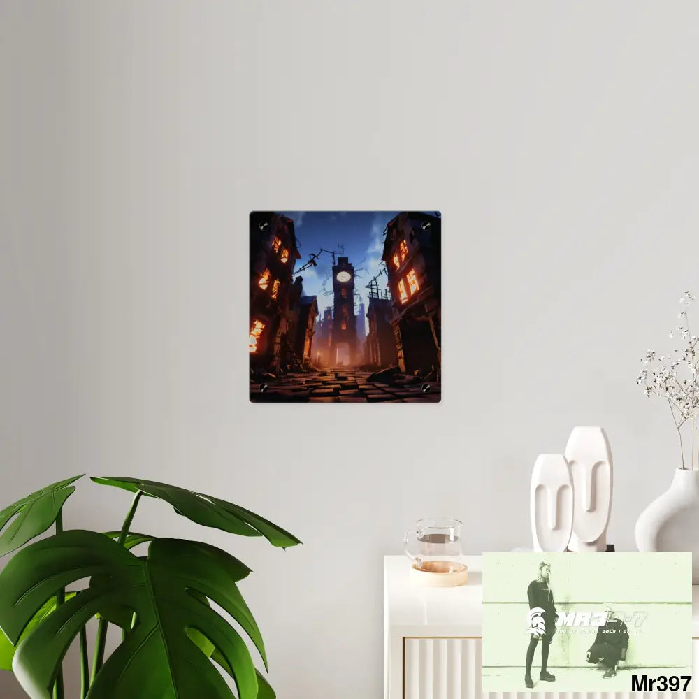 2628 days in the block no 3 Death Flat Covert Failures Ltd Edition no 22 Acrylic Wall Art Panels Home Decor