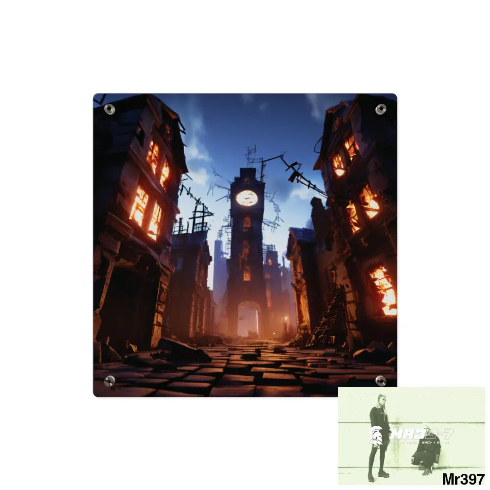 2628 days in the block no 3 Death Flat Covert Failures Ltd Edition no 22 Acrylic Wall Art Panels Home Decor