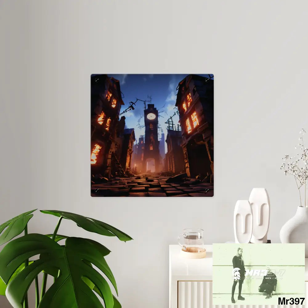 2628 days in the block no 3 Death Flat Covert Failures Ltd Edition no 22 Acrylic Wall Art Panels Home Decor