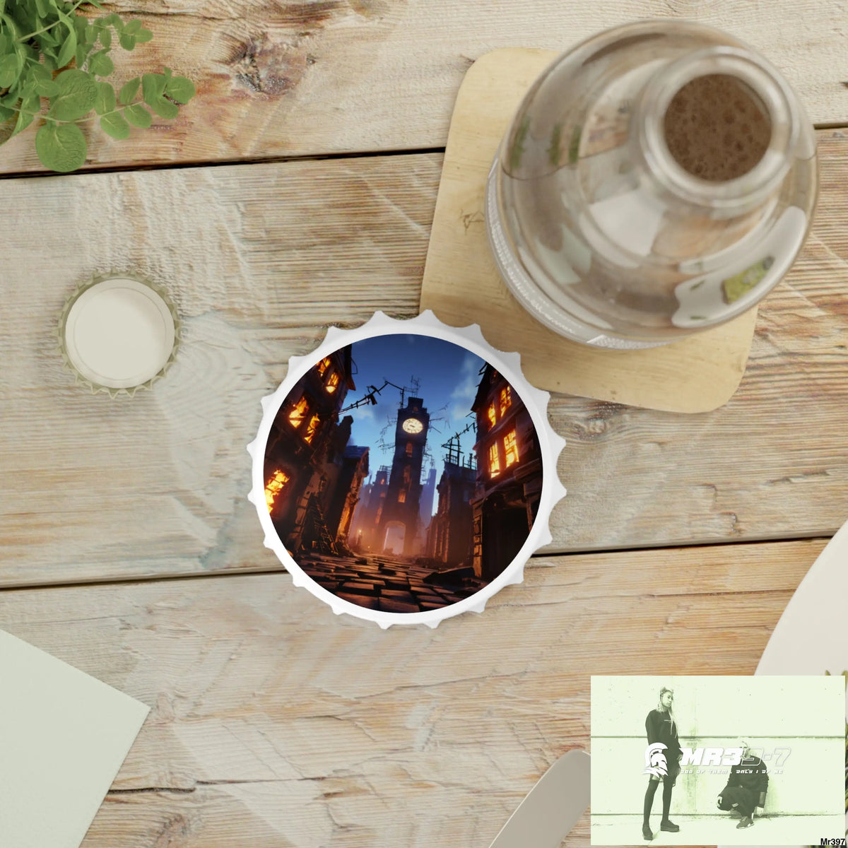 2628 DAYS IN THE BLOCK NO 3 DEATH FLAT 2628 DAYS EDITION NO 22 Magnetic Bottle Opener One size / White Accessories