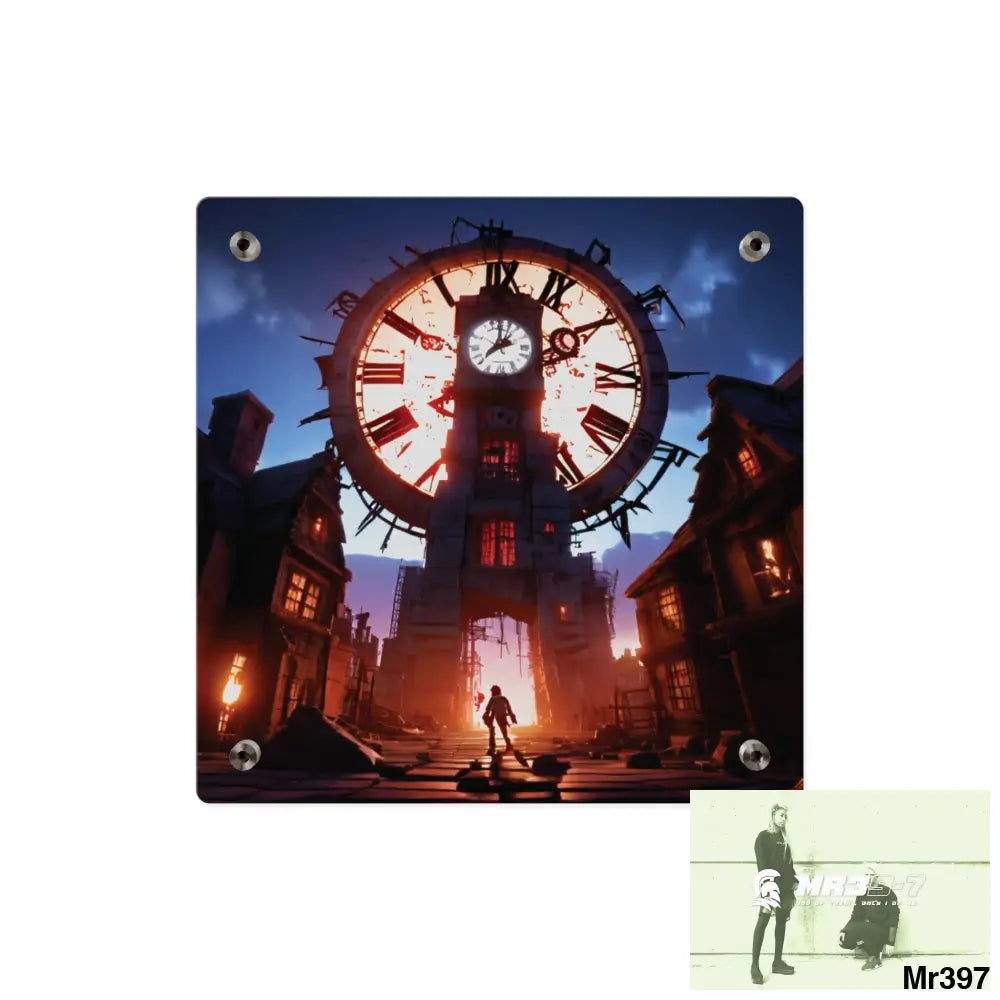 2628 days in the block no 4 Death Flat Covert Failures Ltd Edition no 22 Acrylic Wall Art Panels Home Decor