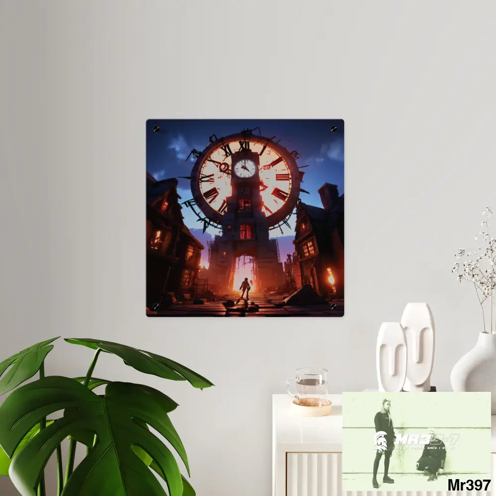 2628 days in the block no 4 Death Flat Covert Failures Ltd Edition no 22 Acrylic Wall Art Panels Home Decor