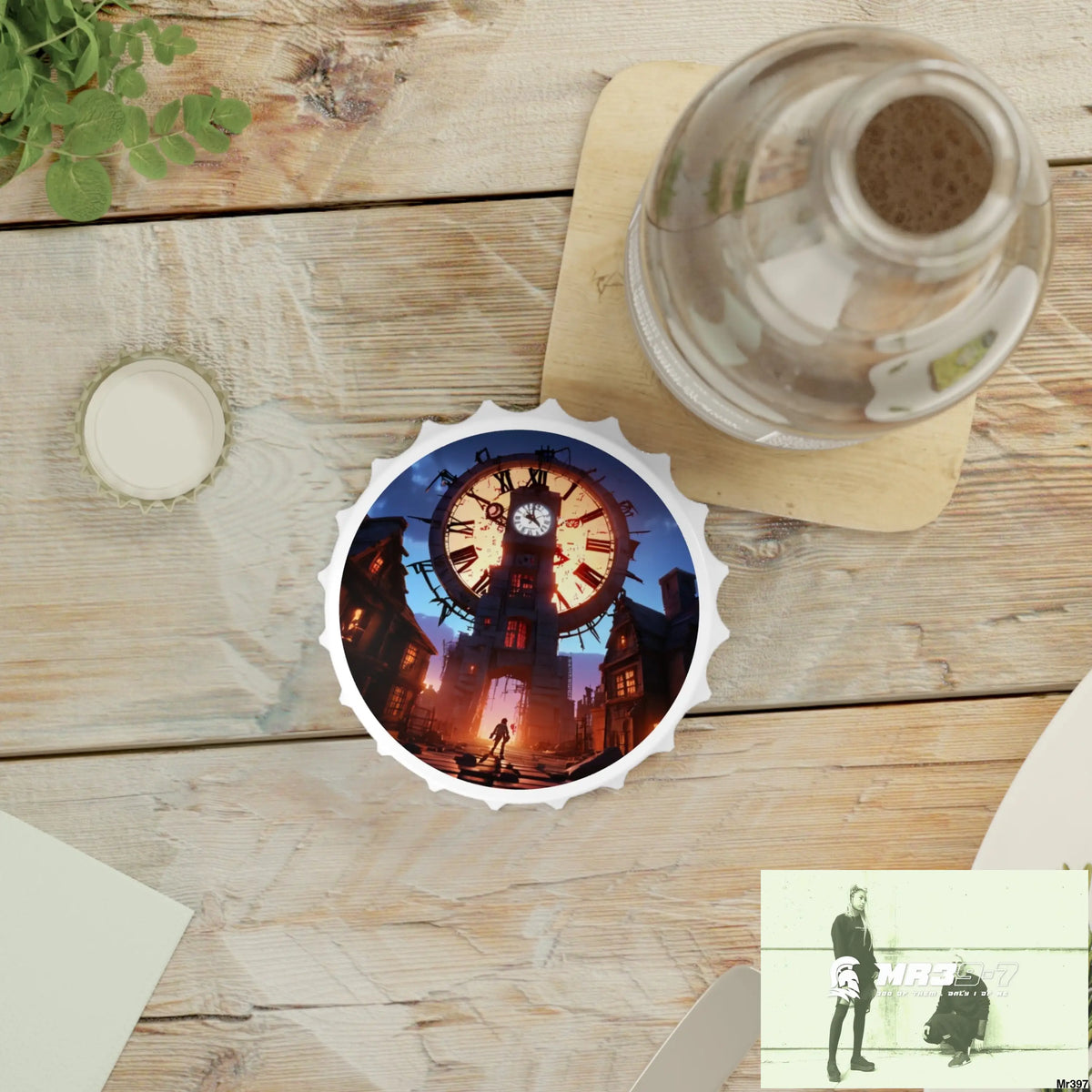 2628 DAYS IN THE BLOCK NO 4 DEATH FLAT 2628 DAYS EDITION NO 22 Magnetic Bottle Opener One size / White Accessories
