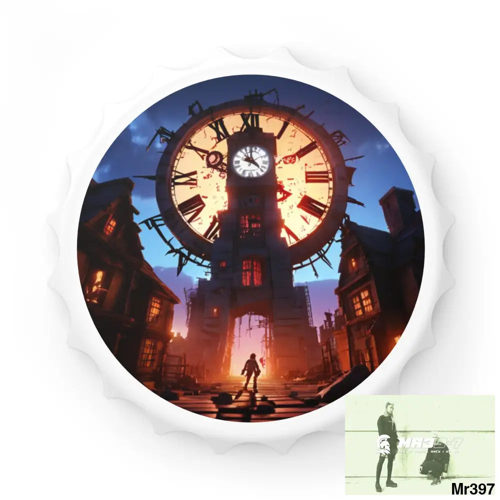 2628 DAYS IN THE BLOCK NO 4 DEATH FLAT 2628 DAYS EDITION NO 22 Magnetic Bottle Opener One size / White Accessories