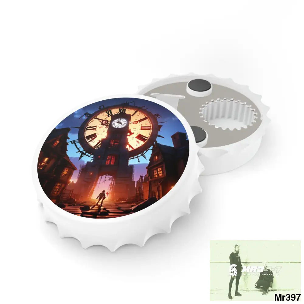 2628 DAYS IN THE BLOCK NO 4 DEATH FLAT 2628 DAYS EDITION NO 22 Magnetic Bottle Opener One size / White Accessories