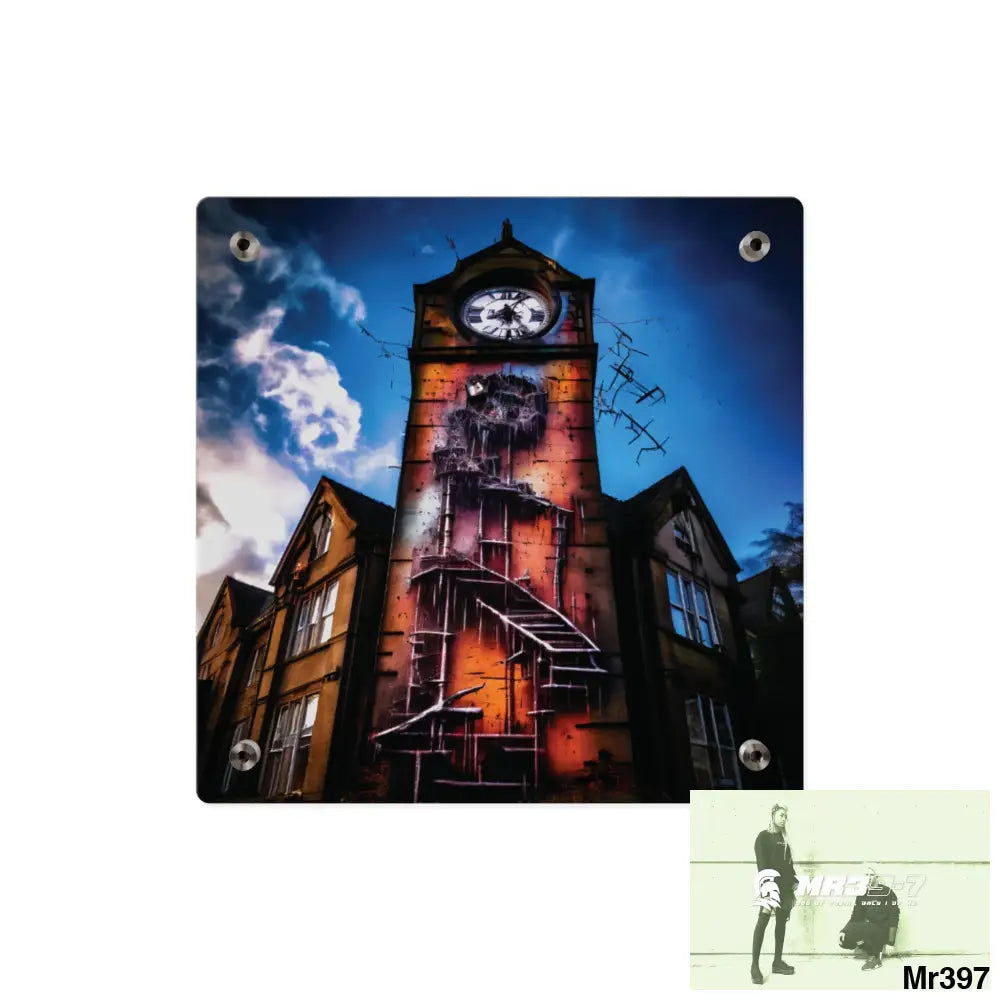 2628 days in the block no 5 Death Flat Covert Failures Ltd Edition no 22 Acrylic Wall Art Panels Home Decor