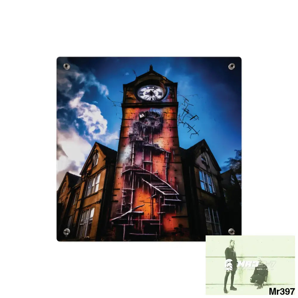 2628 days in the block no 5 Death Flat Covert Failures Ltd Edition no 22 Acrylic Wall Art Panels Home Decor