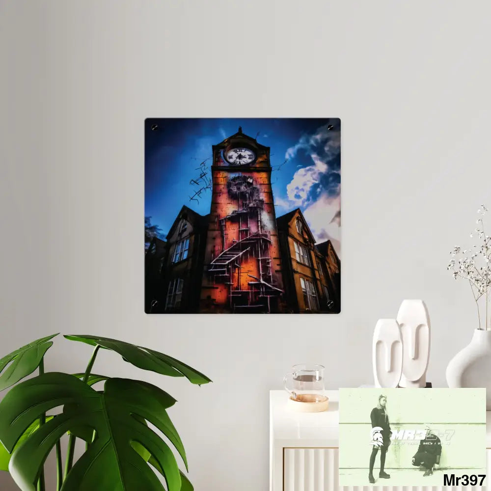 2628 days in the block no 5 Death Flat Covert Failures Ltd Edition no 22 Acrylic Wall Art Panels Home Decor