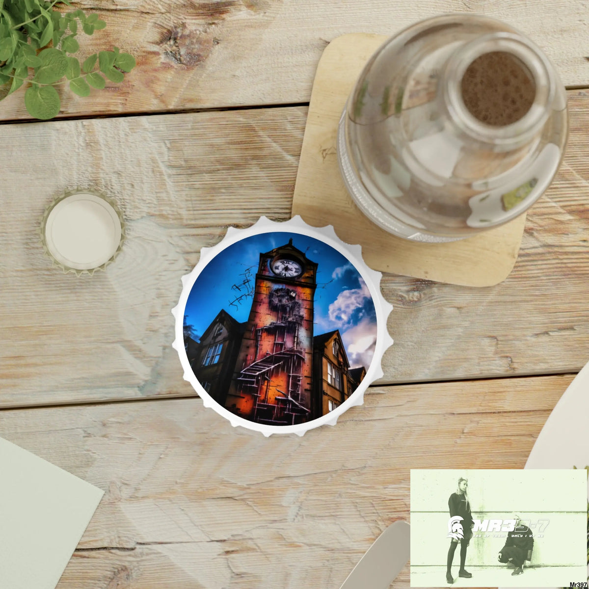 2628 DAYS IN THE BLOCK NO 5 DEATH FLAT 2628 DAYS EDITION NO 22 Magnetic Bottle Opener One size / White Accessories