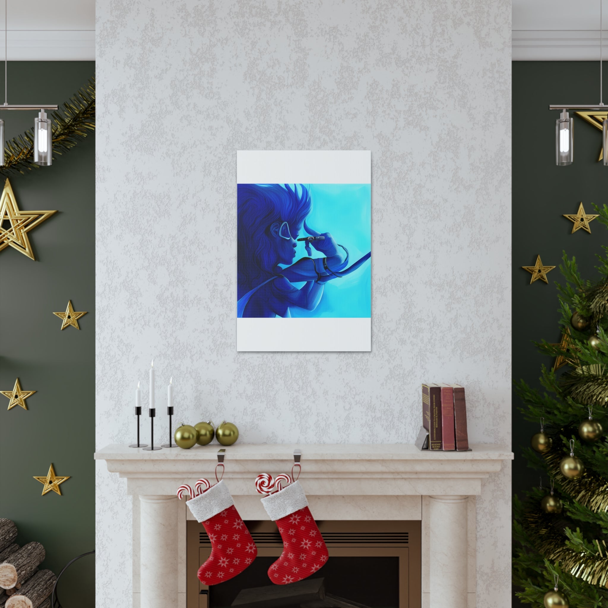 Canvas Gallery Wraps AI•Scuba Dive 1P Q&C generated