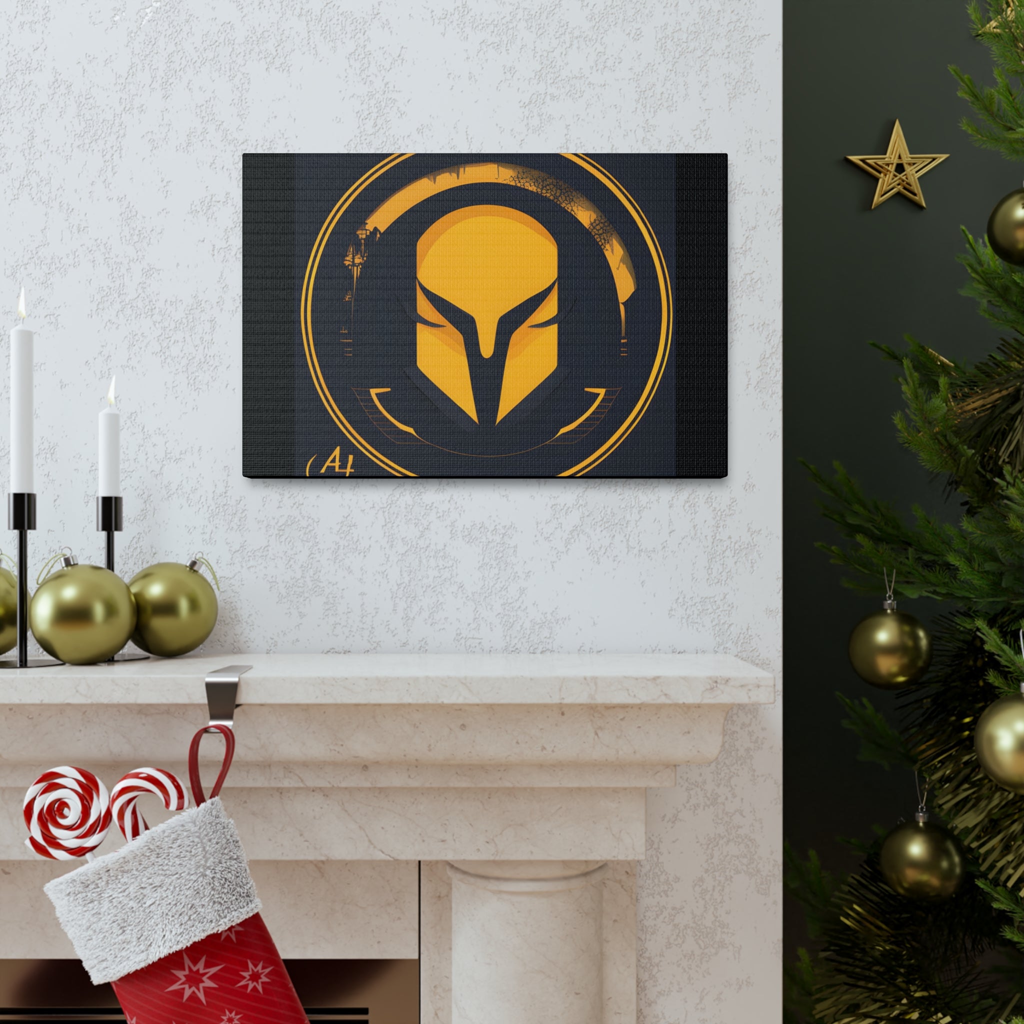 AI Vigilante themed Canvas Gallery Wraps