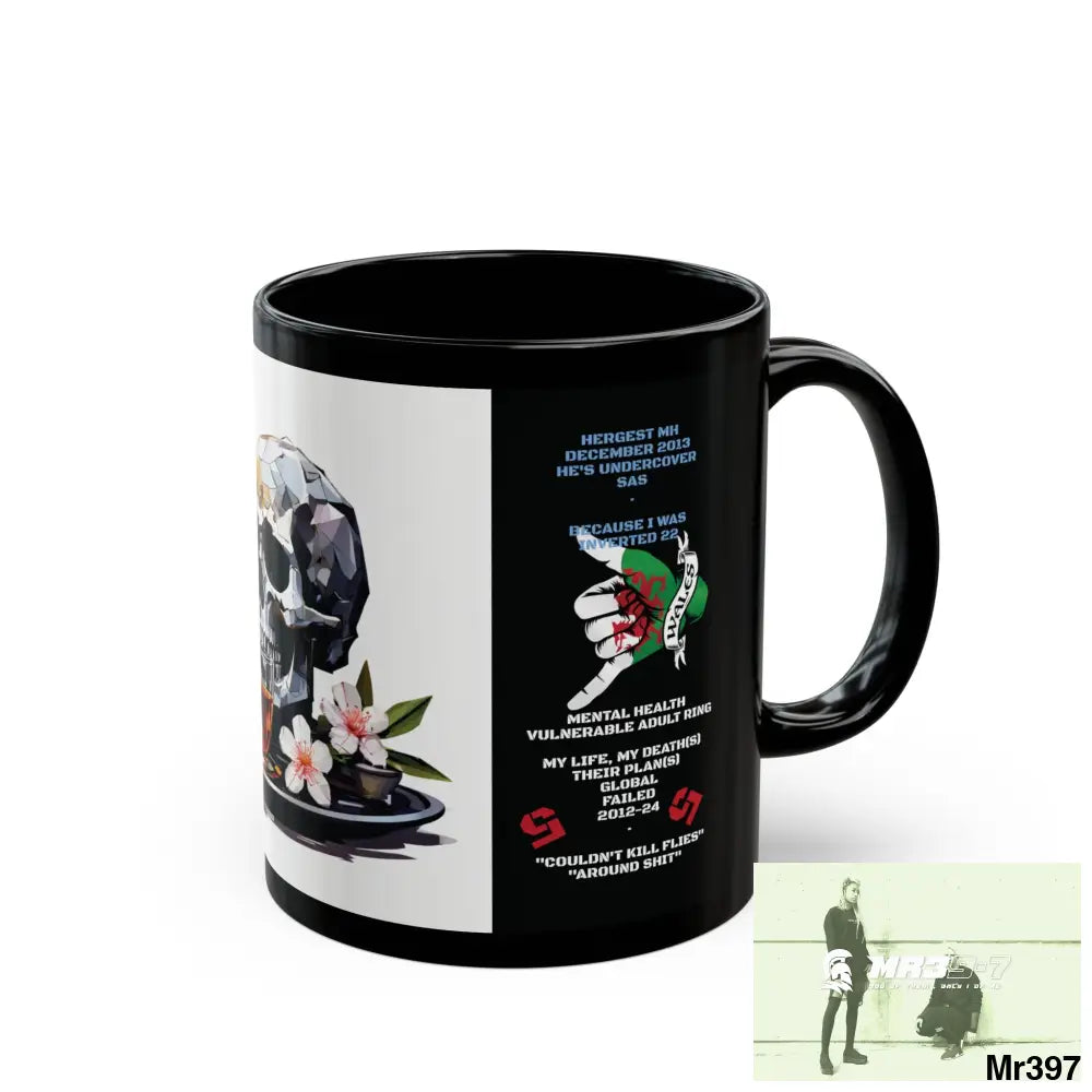 3 SAS Links -Thailand -Barmouth -Hergest Mental Health VAR My Deaths Fail 2001 -2025 no 14 11oz Tactical GB / Black Mug
