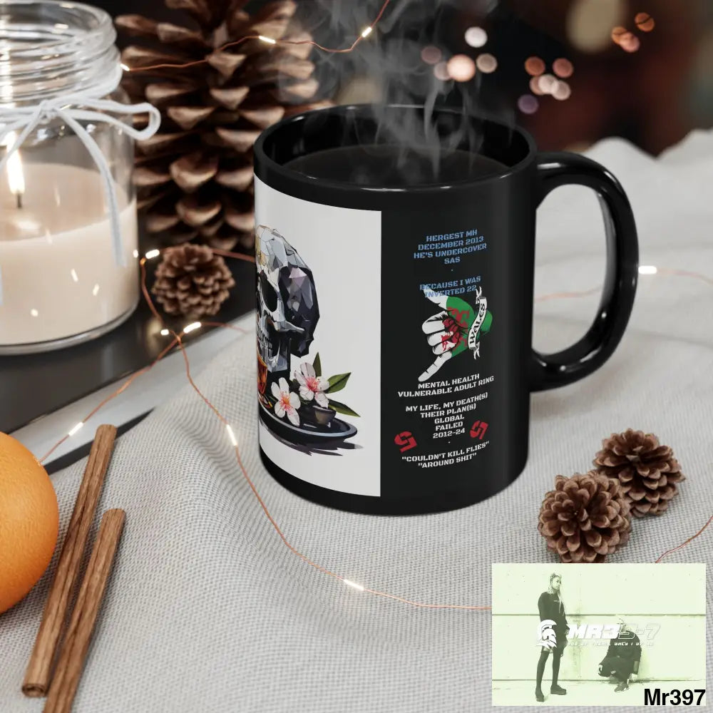 3 SAS Links -Thailand -Barmouth -Hergest Mental Health VAR My Deaths Fail 2001 -2025 no 14 11oz Tactical GB / Black Mug