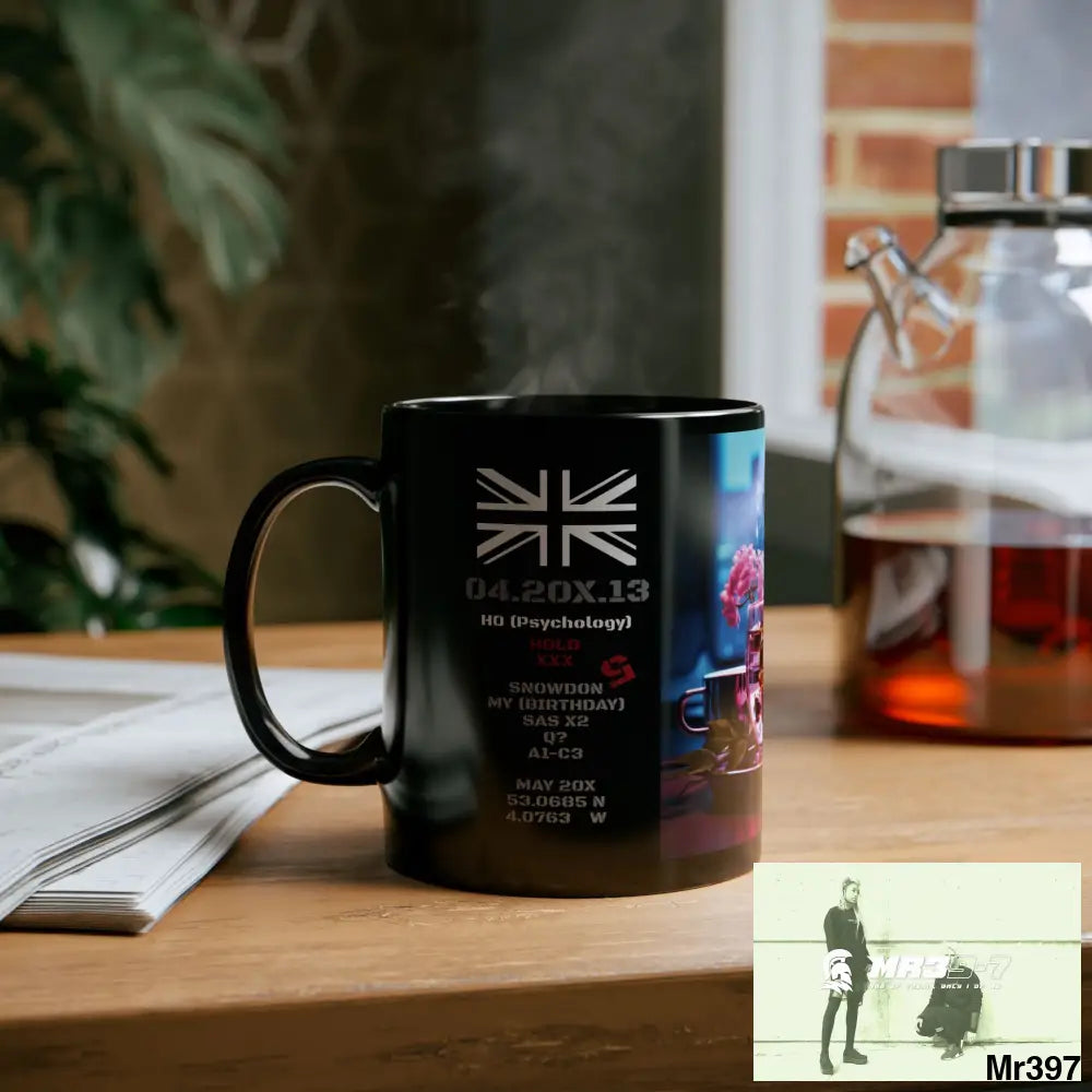 3 SAS Links -Thailand -Barmouth -Hergest Mental Health VAR My Deaths Fail 2001 -2025 no 16 11oz Tactical GB / Black Mug