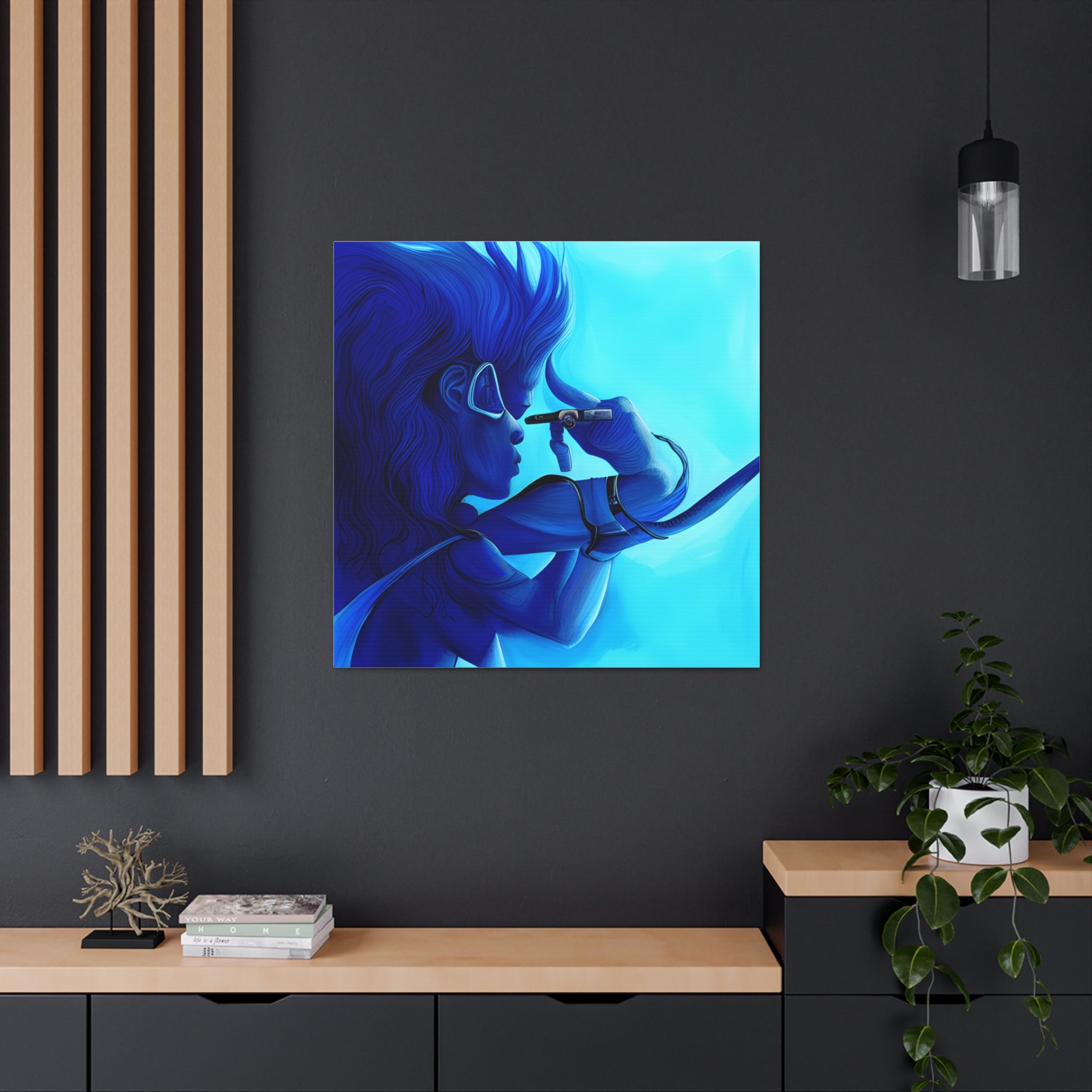 Canvas Gallery Wraps AI•Scuba Dive 1P QEII & Country generated