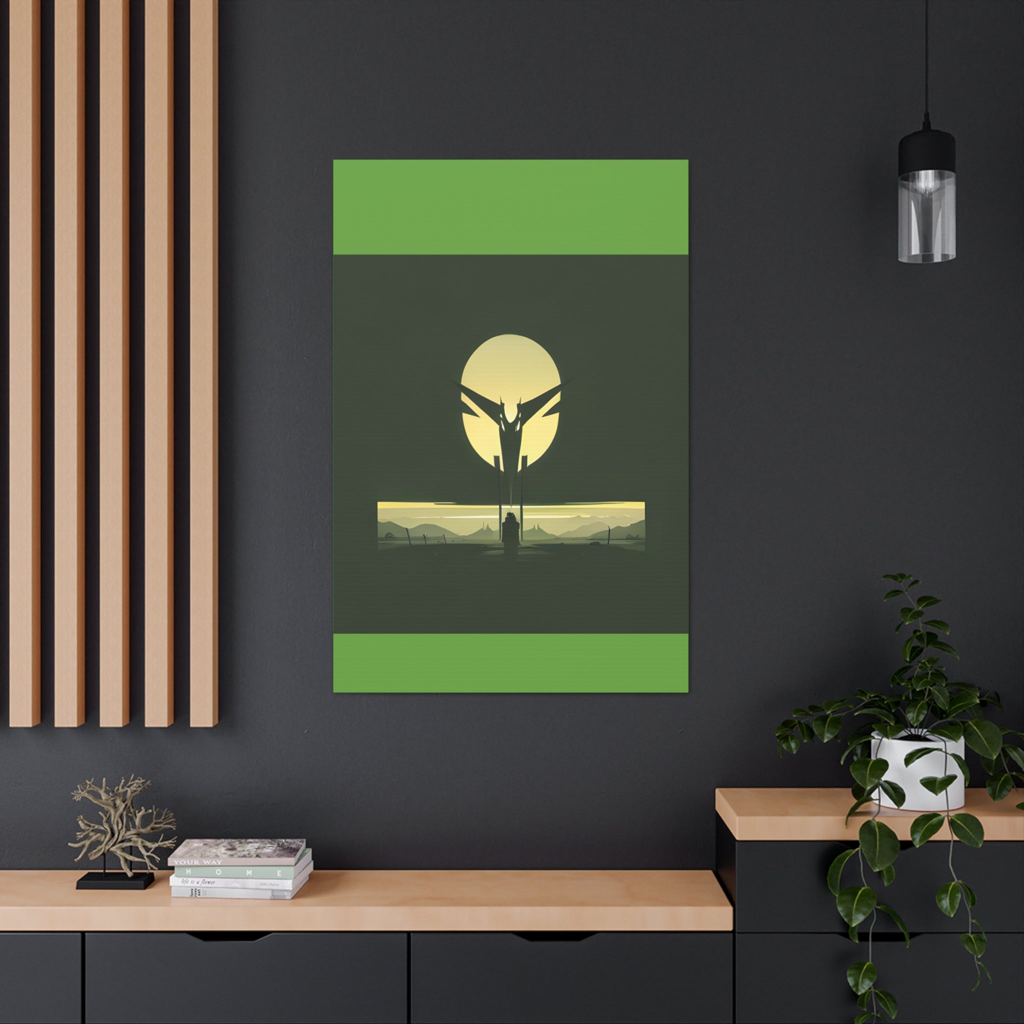 AI Vigilante themed Canvas Gallery Wraps