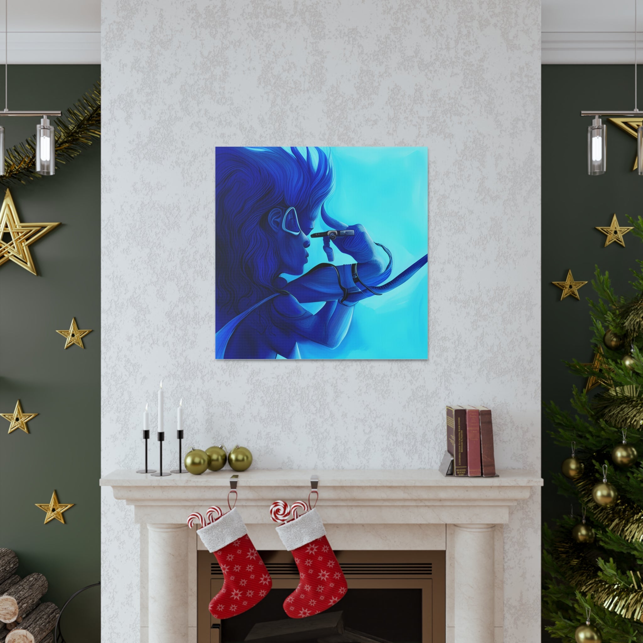 Canvas Gallery Wraps AI•Scuba Dive 1P QEII & Country generated