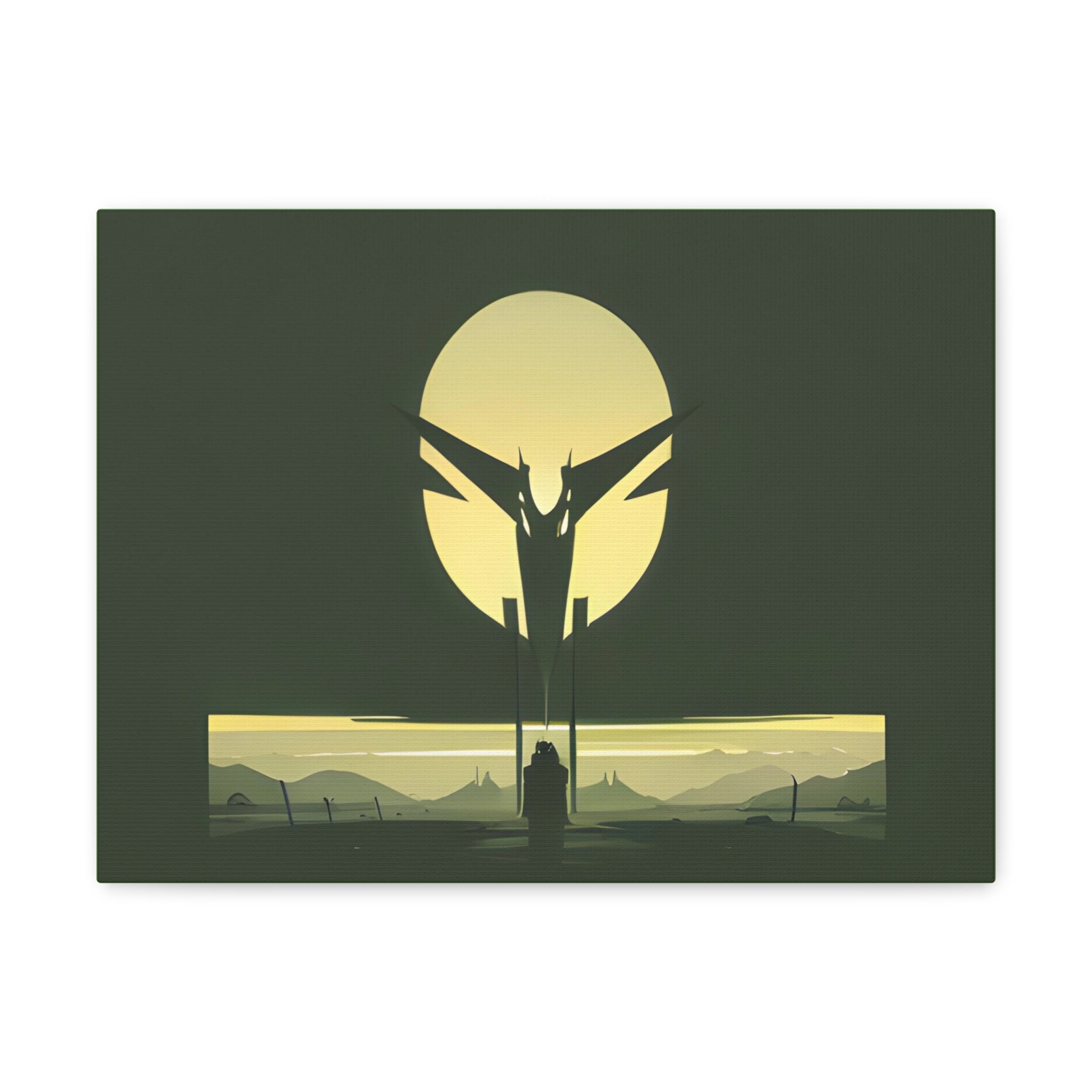 AI Vigilante themed Canvas Gallery Wraps