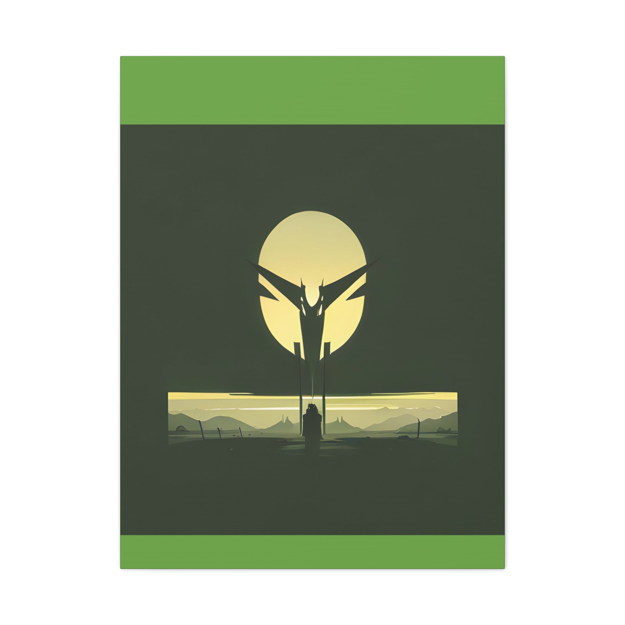 AI Vigilante themed Canvas Gallery Wraps