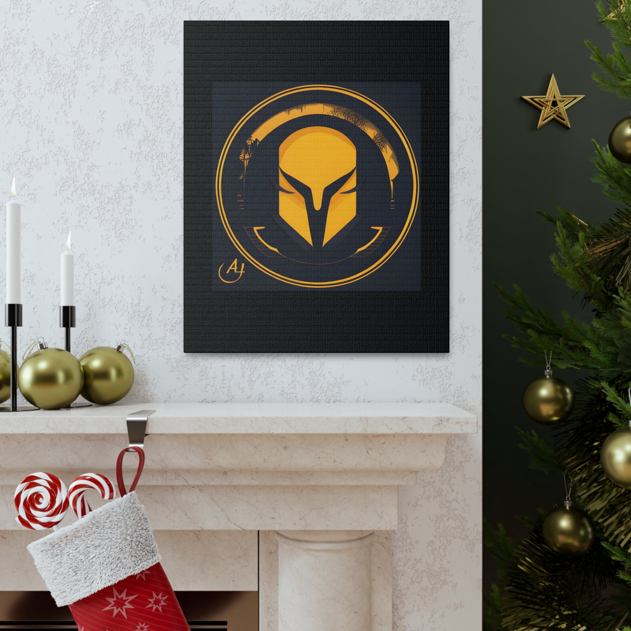 AI Vigilante themed Canvas Gallery Wraps