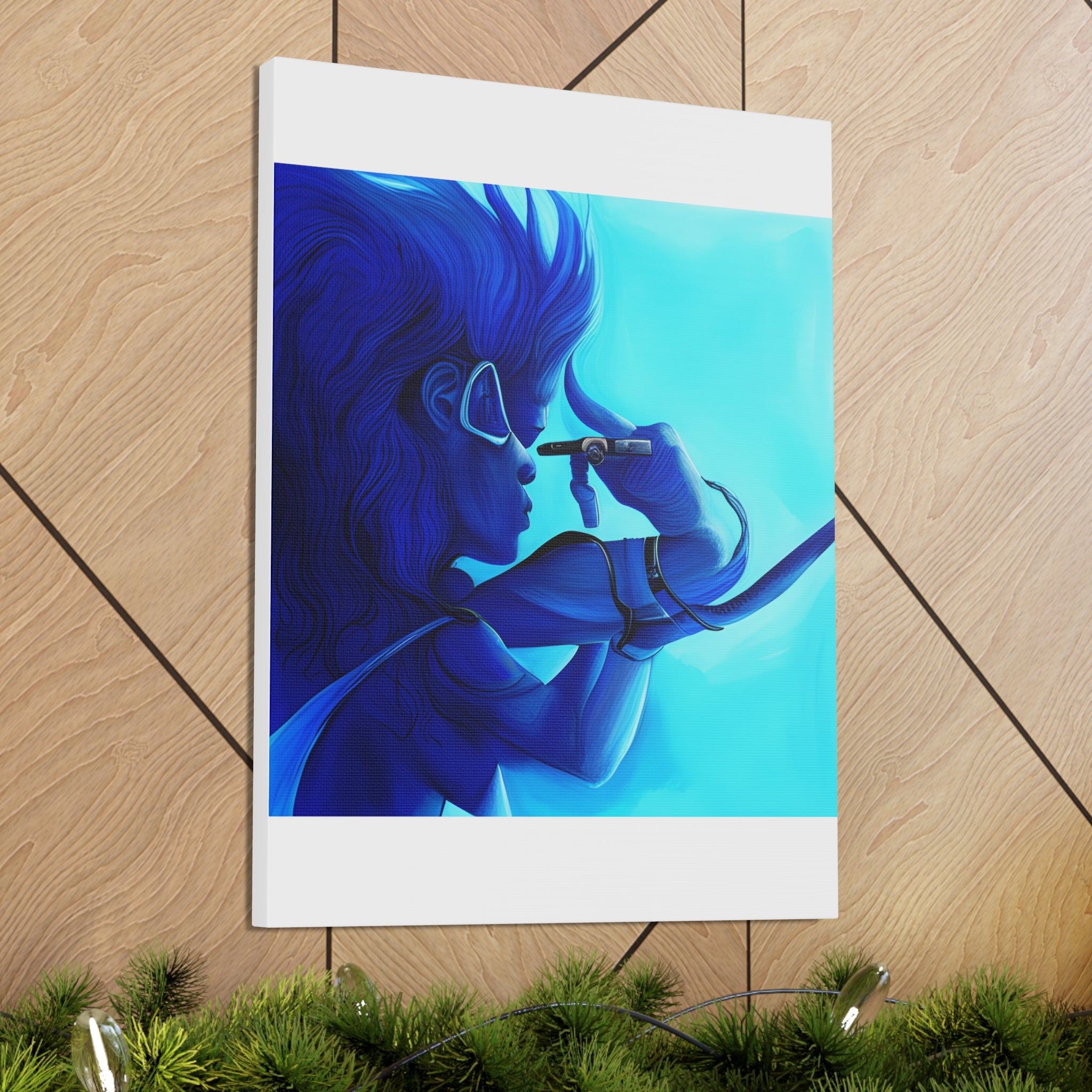 Canvas Gallery Wraps AI•Scuba Dive 1P QEII & Country generated