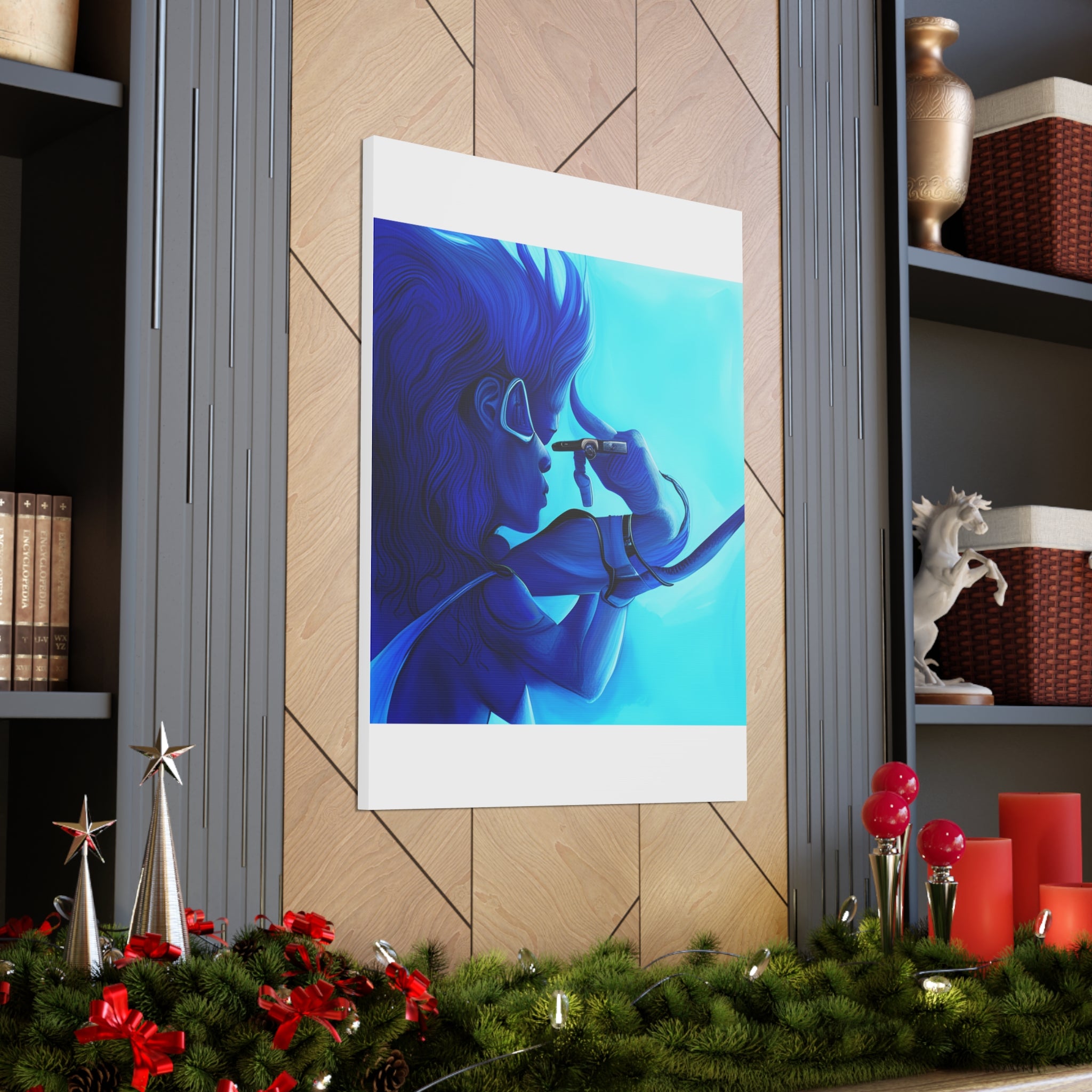 Canvas Gallery Wraps AI•Scuba Dive 1P QEII & Country generated