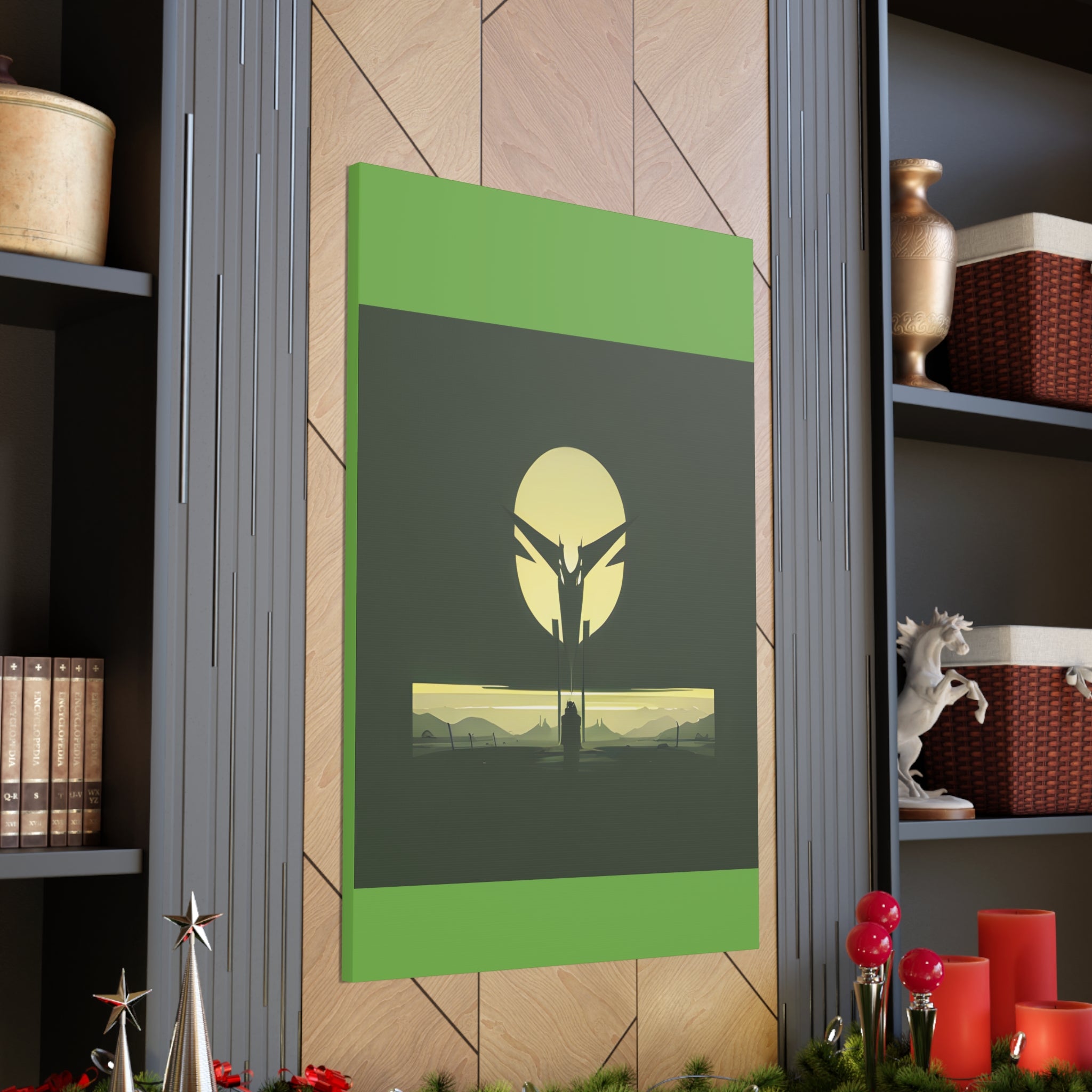 AI Vigilante themed Canvas Gallery Wraps