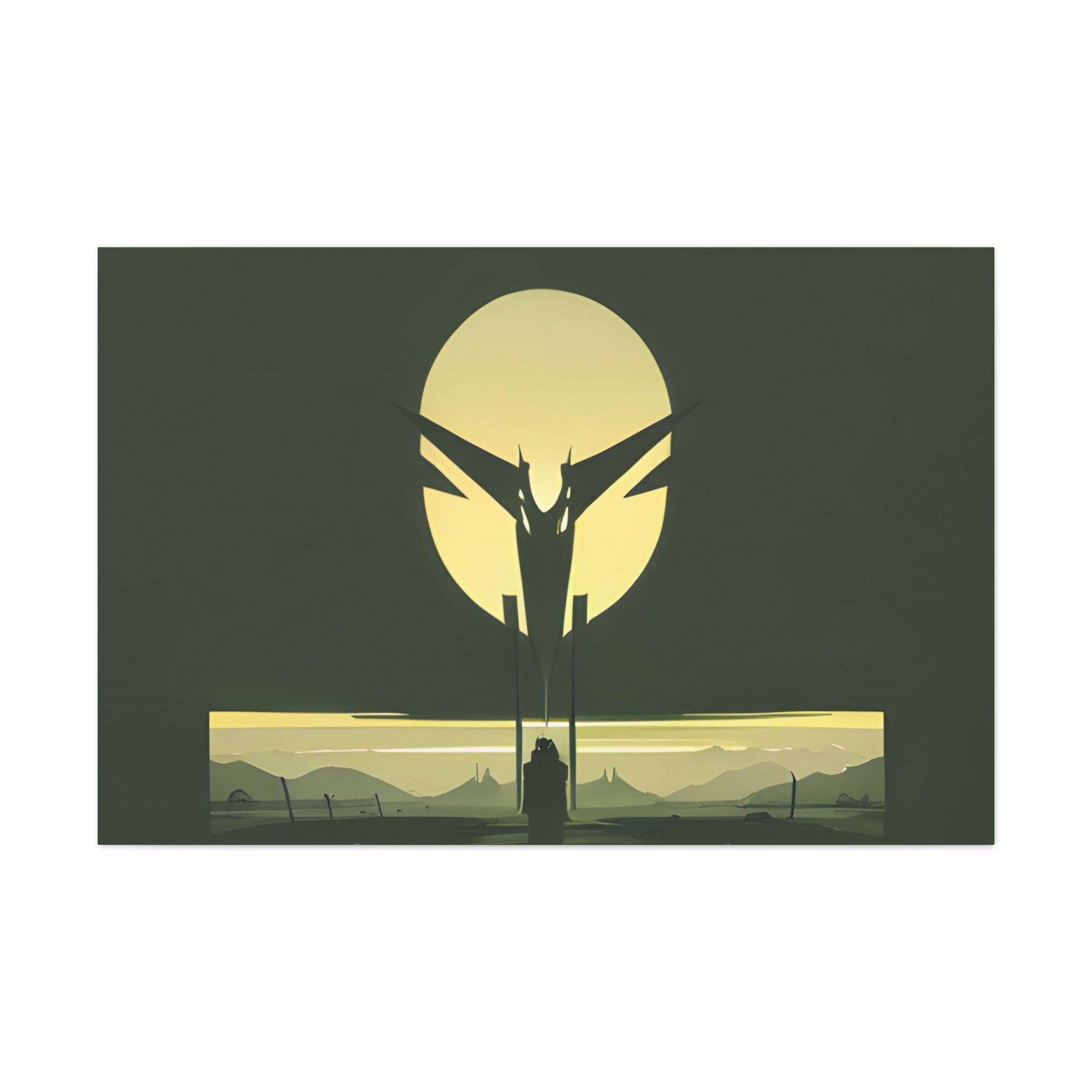 AI Vigilante themed Canvas Gallery Wraps