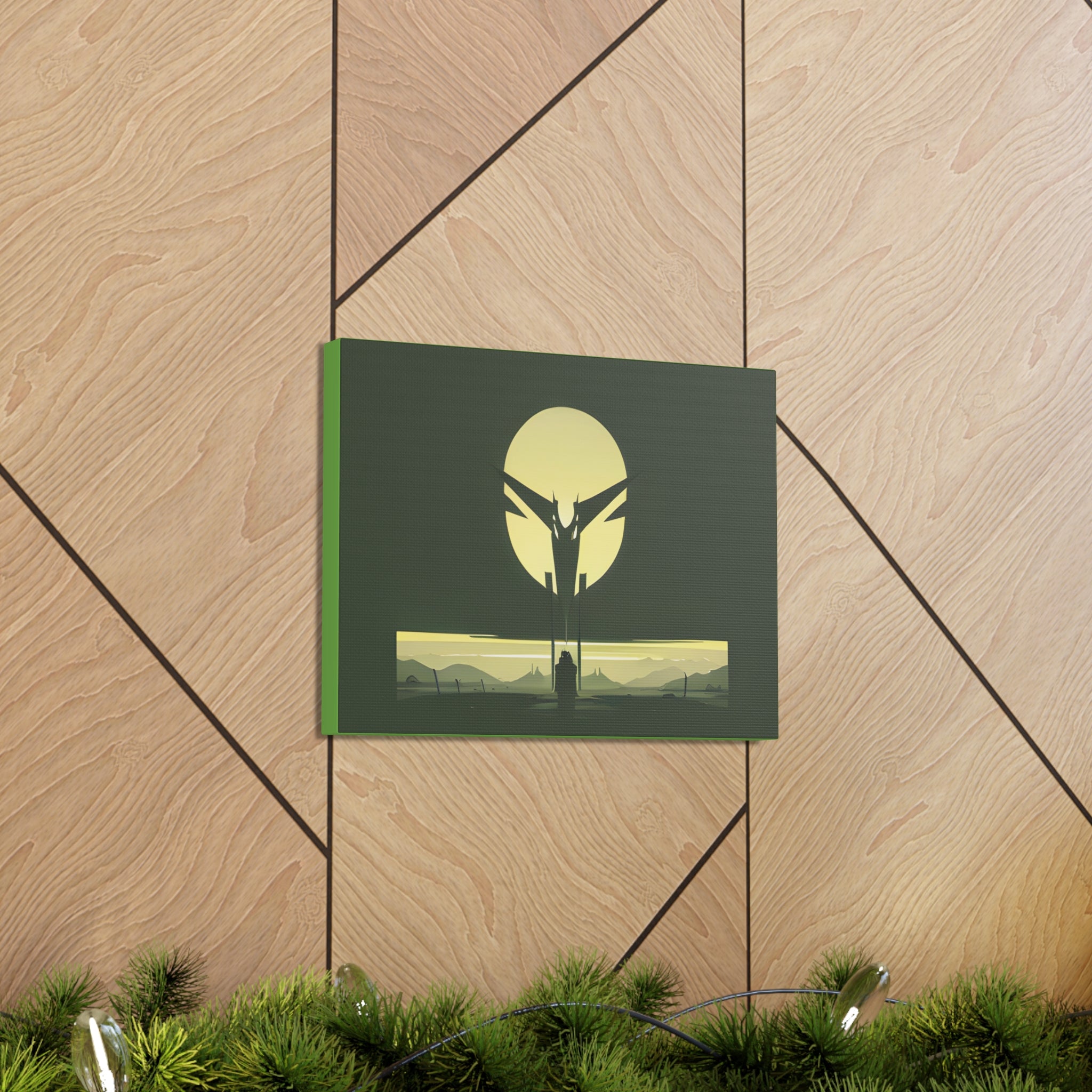 AI Vigilante themed Canvas Gallery Wraps