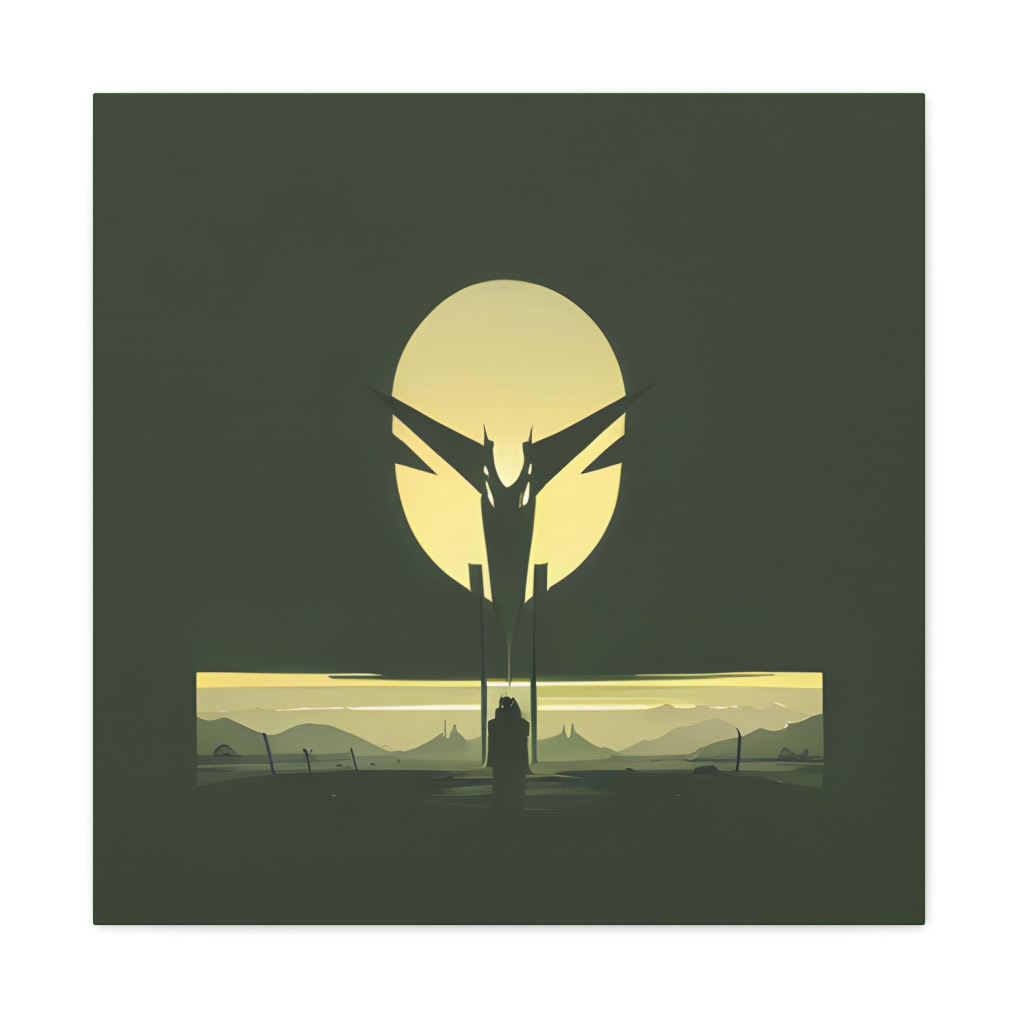 AI Vigilante themed Canvas Gallery Wraps