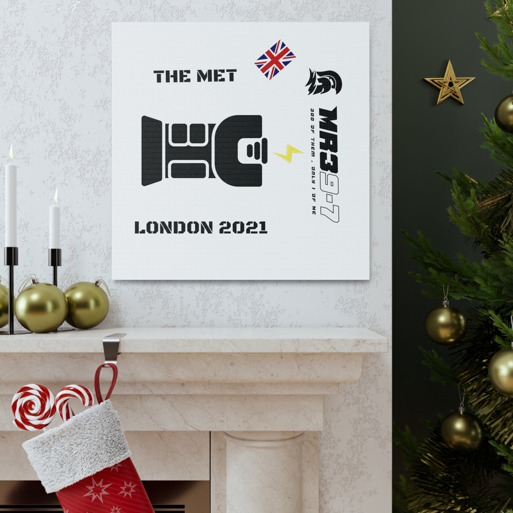 Copy of Canvas Gallery Wraps MR 39 Tasered by The MET 2021