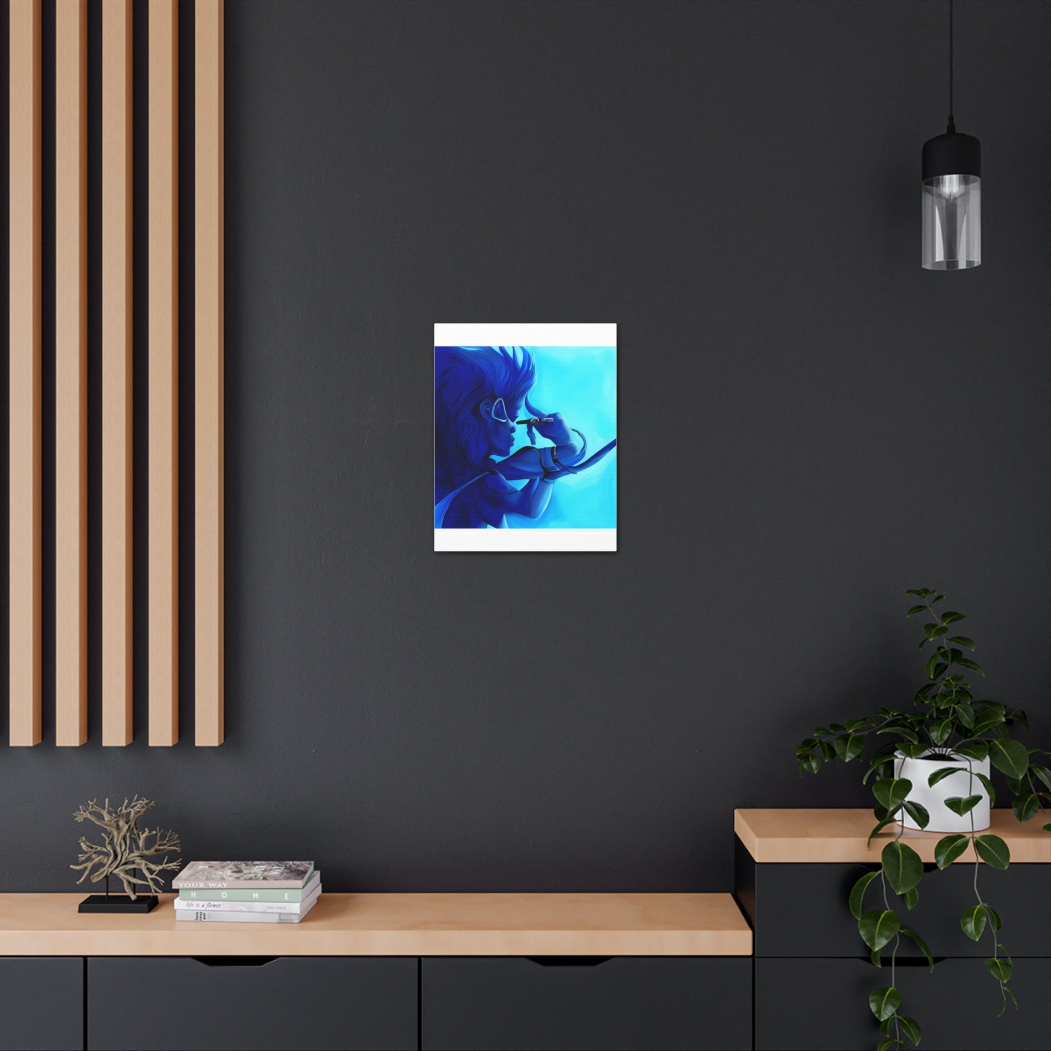 Canvas Gallery Wraps AI•Scuba Dive 1P QEII & Country generated