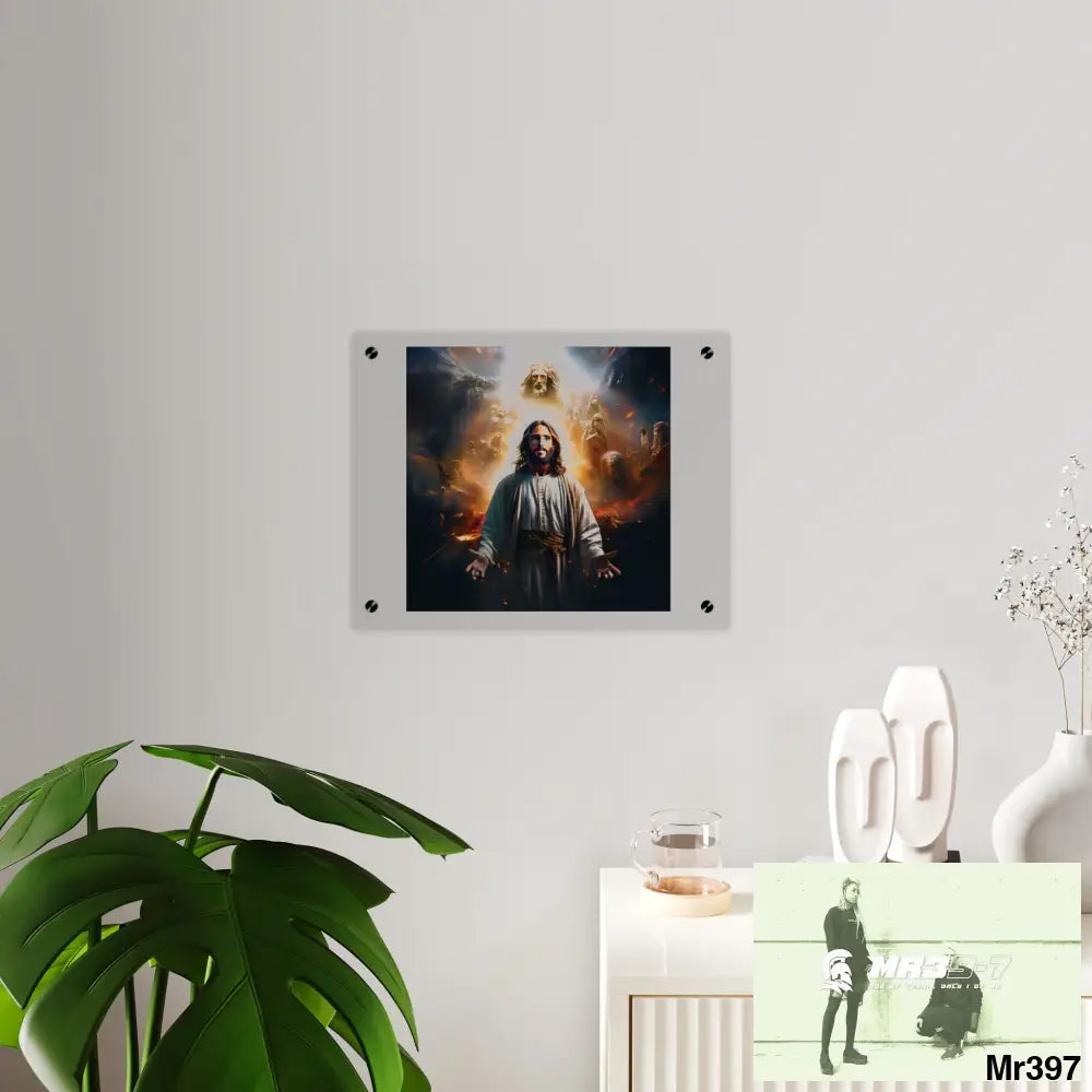 #4th linking all back to UK 2016 to 2024 failures their’s my deaths Gods intervention AI Themed Ltd Edition Acrylic