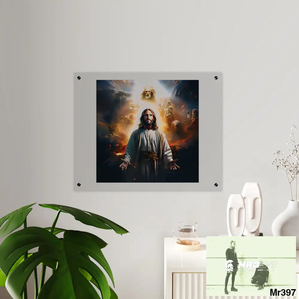 #4th linking all back to UK 2016 to 2024 failures their’s my deaths Gods intervention AI Themed Ltd Edition Acrylic