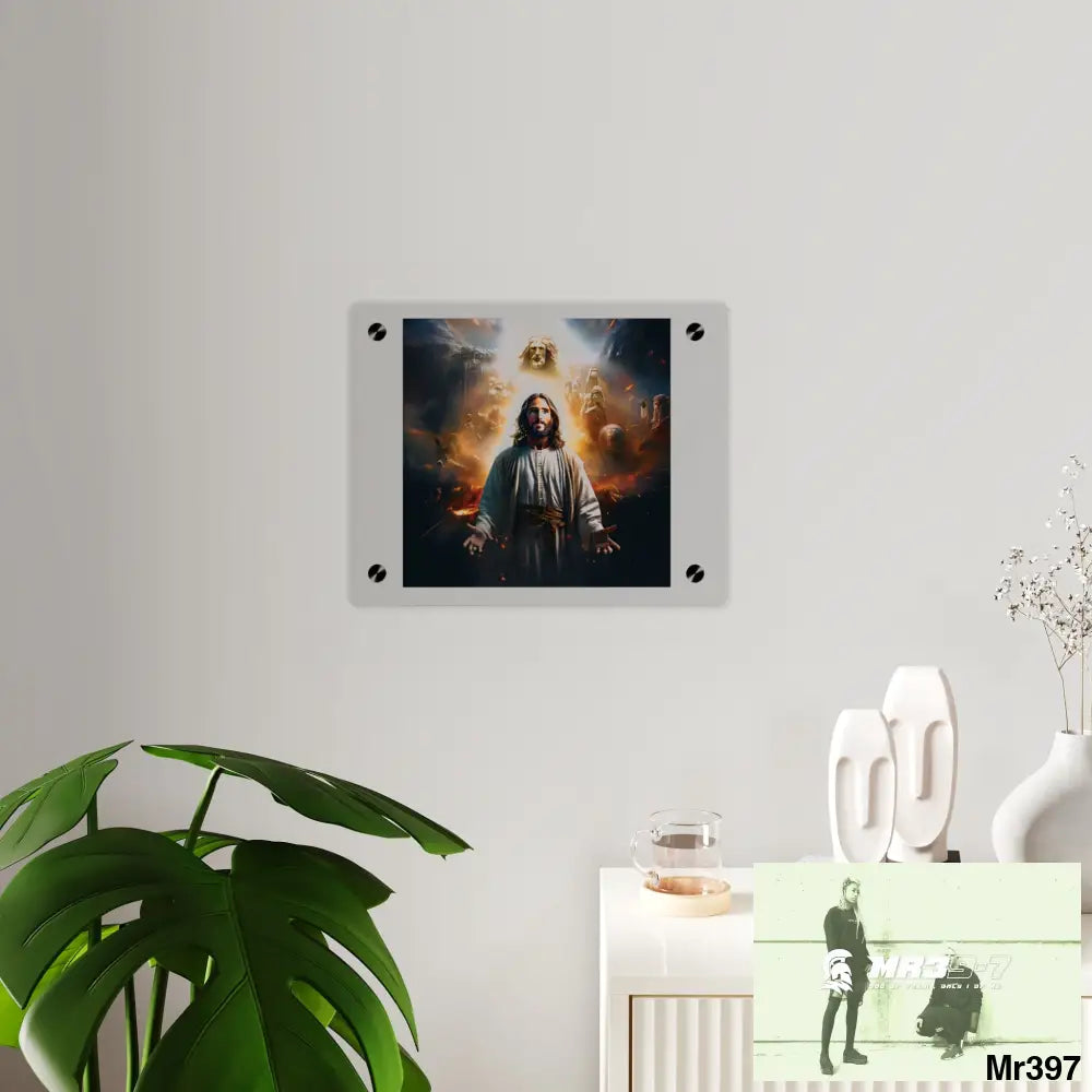 #4th linking all back to UK 2016 to 2024 failures their’s my deaths Gods intervention AI Themed Ltd Edition Acrylic