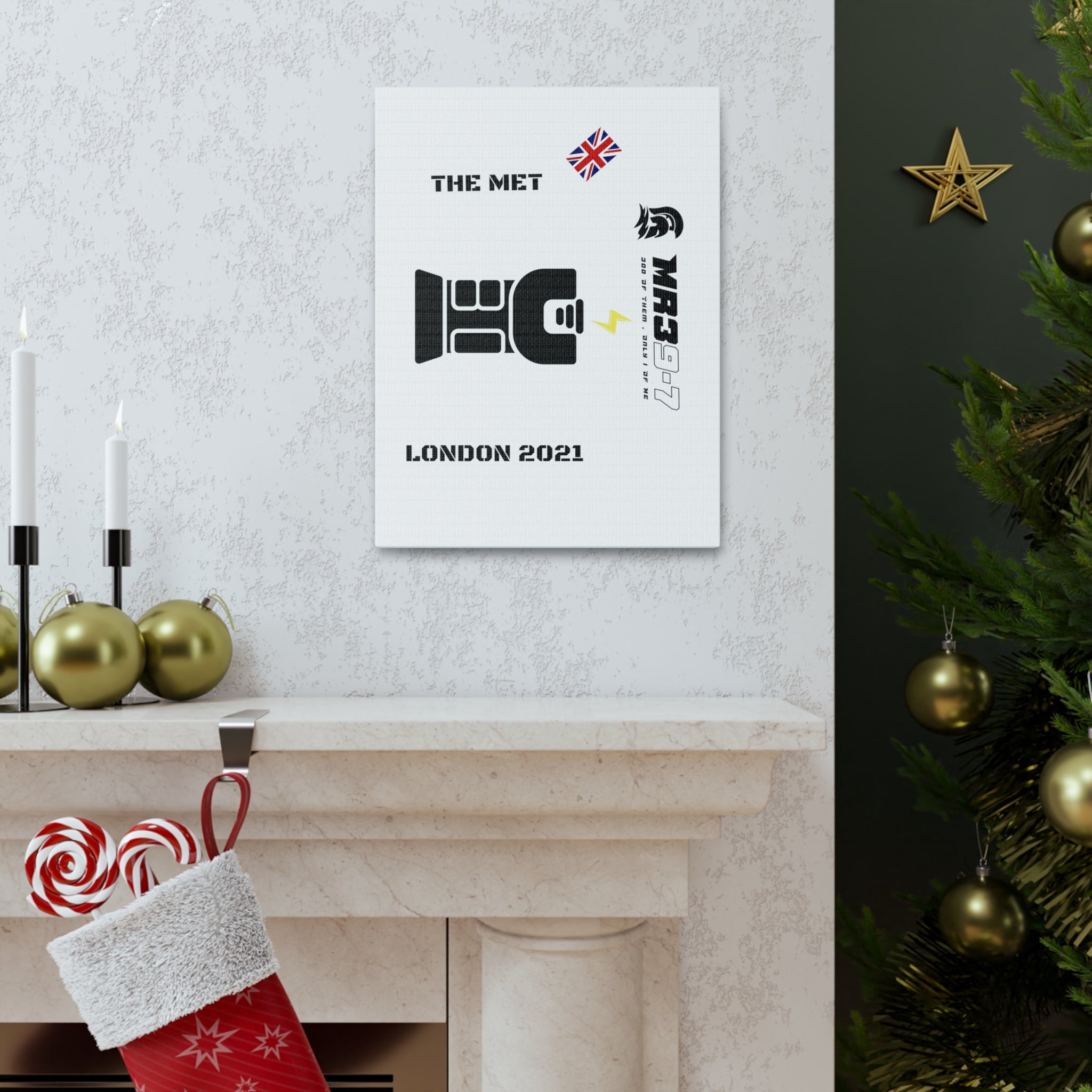 Copy of Canvas Gallery Wraps MR 39 Tasered by The MET 2021