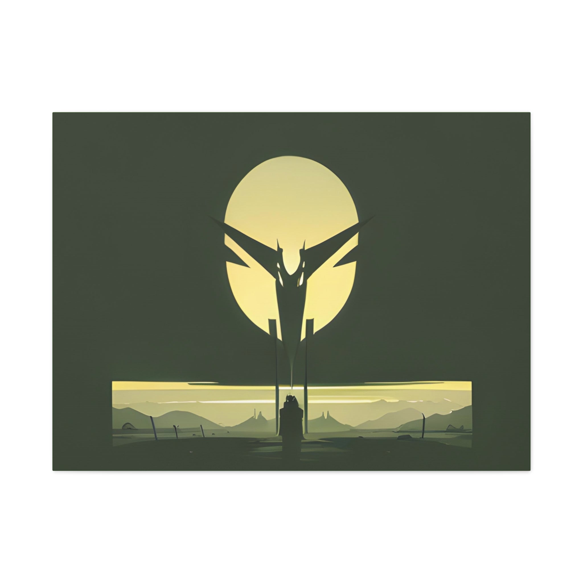 AI Vigilante themed Canvas Gallery Wraps