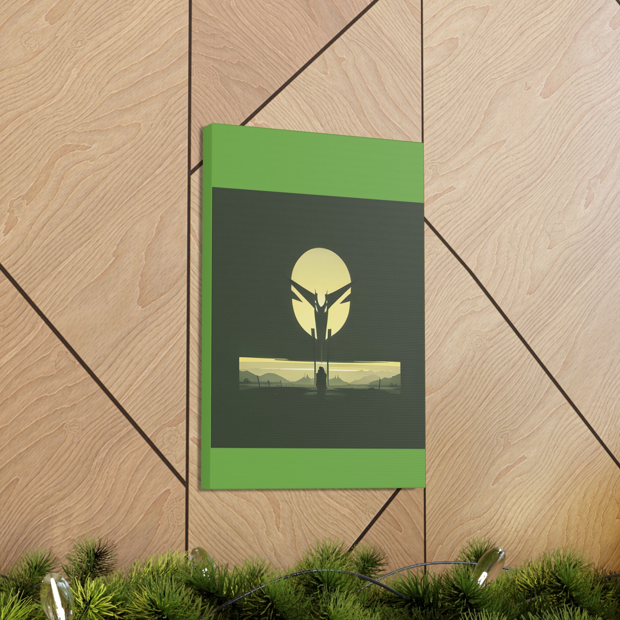 AI Vigilante themed Canvas Gallery Wraps