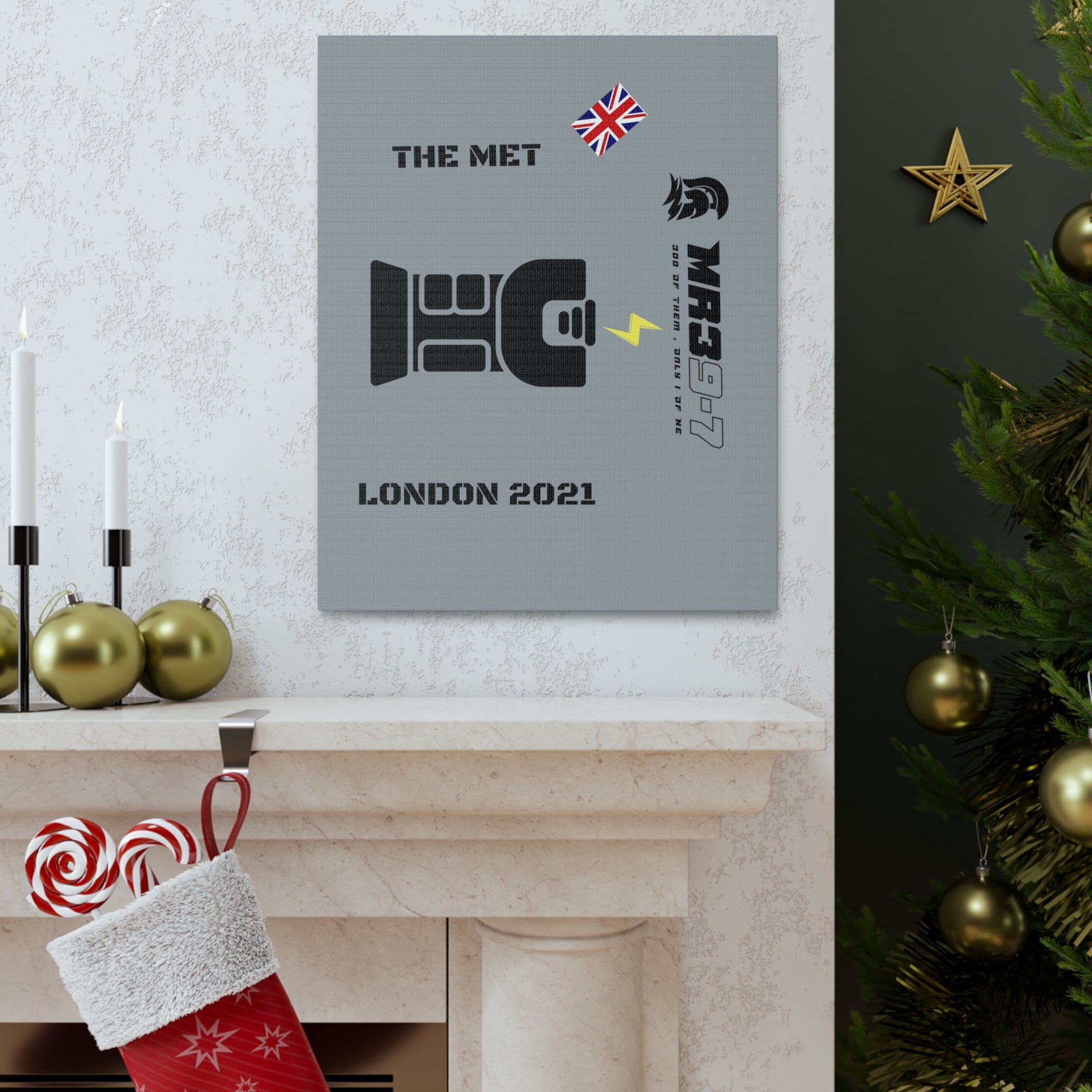 Copy of Canvas Gallery Wraps MR 39 Tasered by The MET 2021