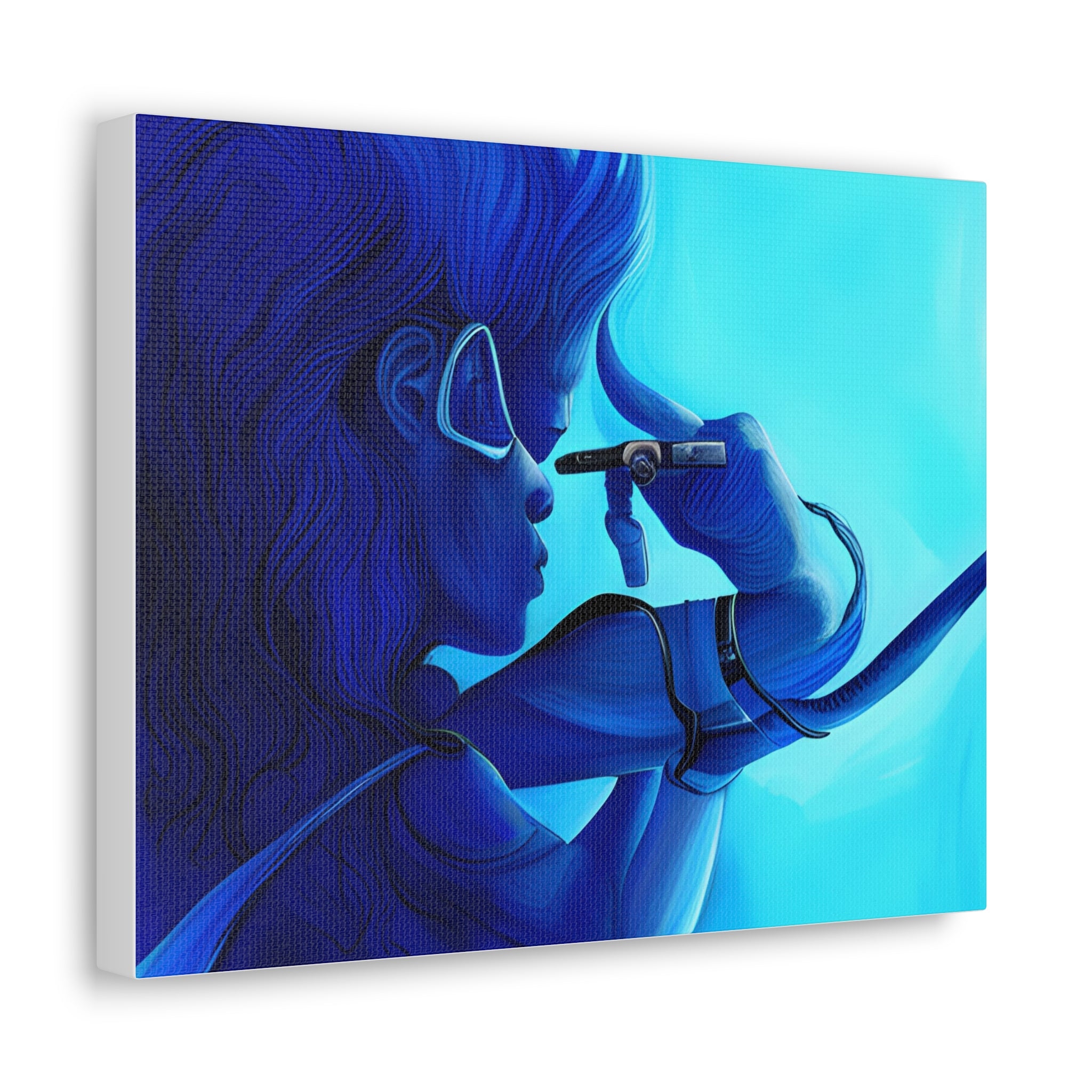 Canvas Gallery Wraps AI•Scuba Dive 1P QEII & Country generated