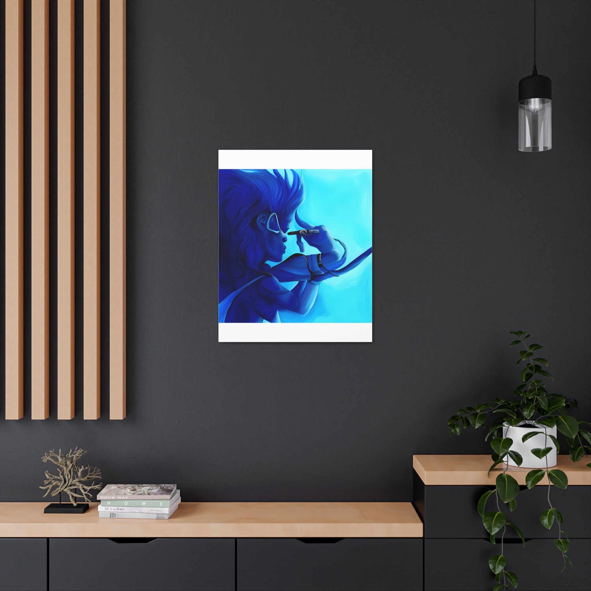 Canvas Gallery Wraps AI•Scuba Dive 1P QEII & Country generated