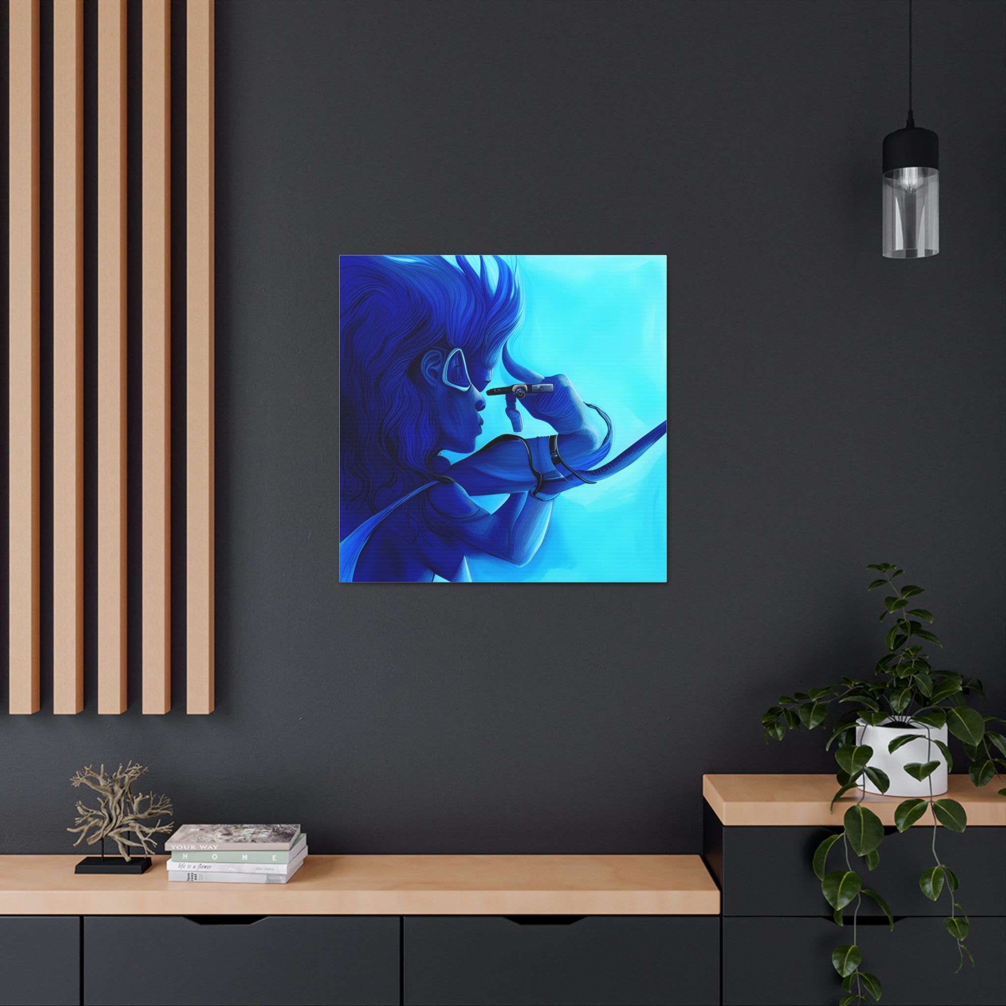 Canvas Gallery Wraps AI•Scuba Dive 1P QEII & Country generated